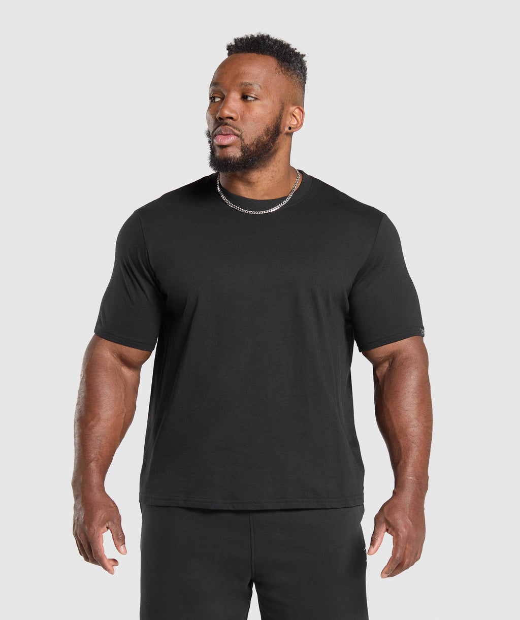 T-Shirt 2 Pack - Black/Light Grey Marl — imagem 6