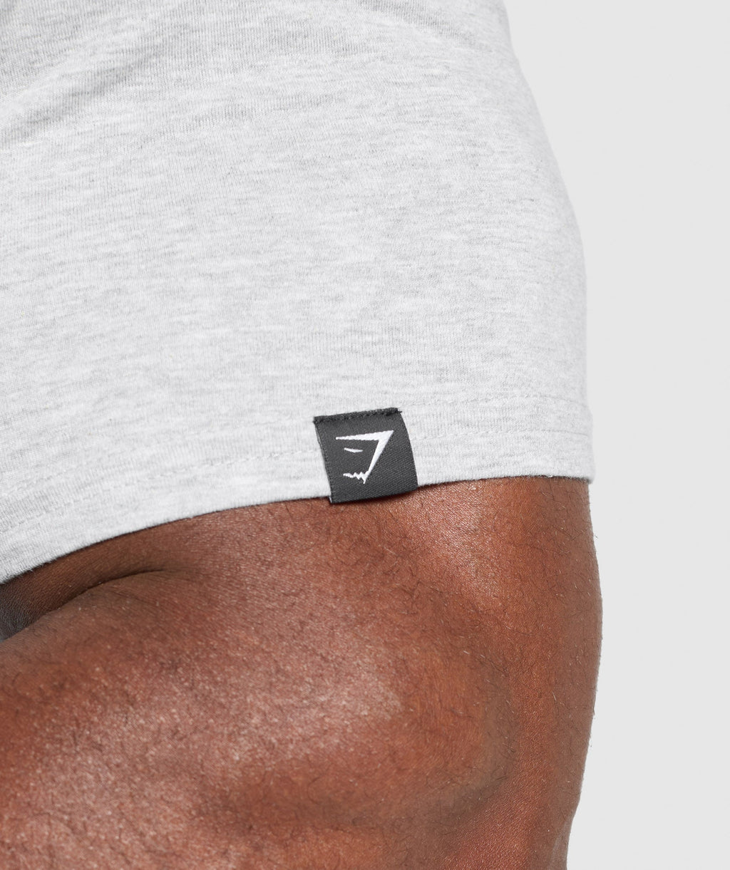 T-Shirt 2 Pack - Black/Light Grey Marl — imagem 9