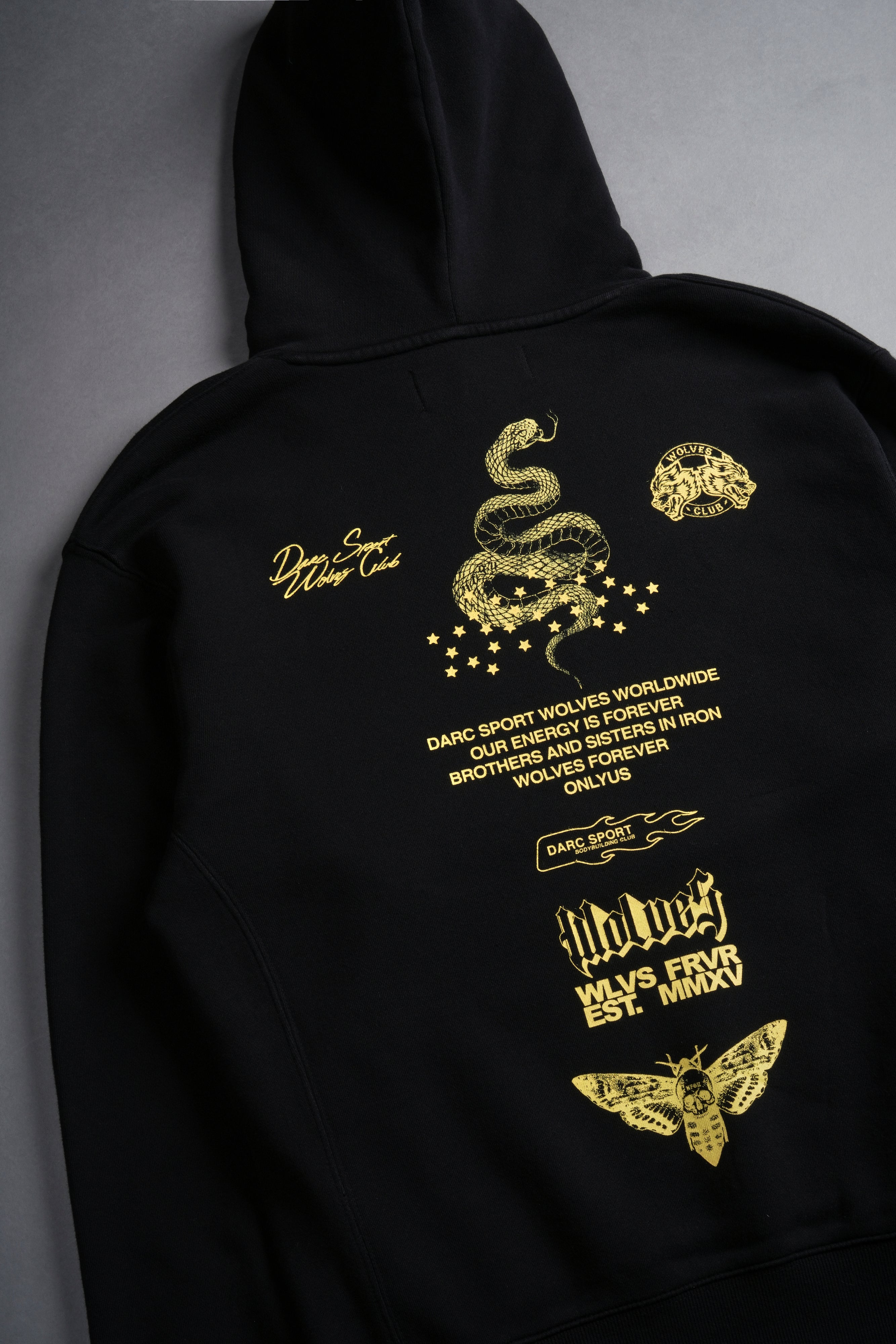 Never Back Down "Dakota" Hoodie in Black — imagem 7