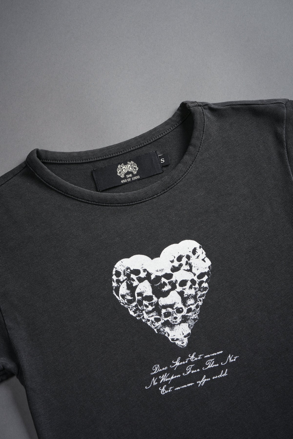 Memento Amore "Baby" Tee in Wolf Gray - imagem 8
