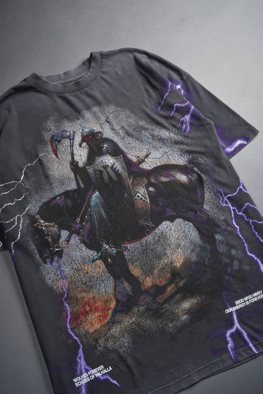 Elysium "Premium" Oversized Tee in Wolf Gray — imagem 3