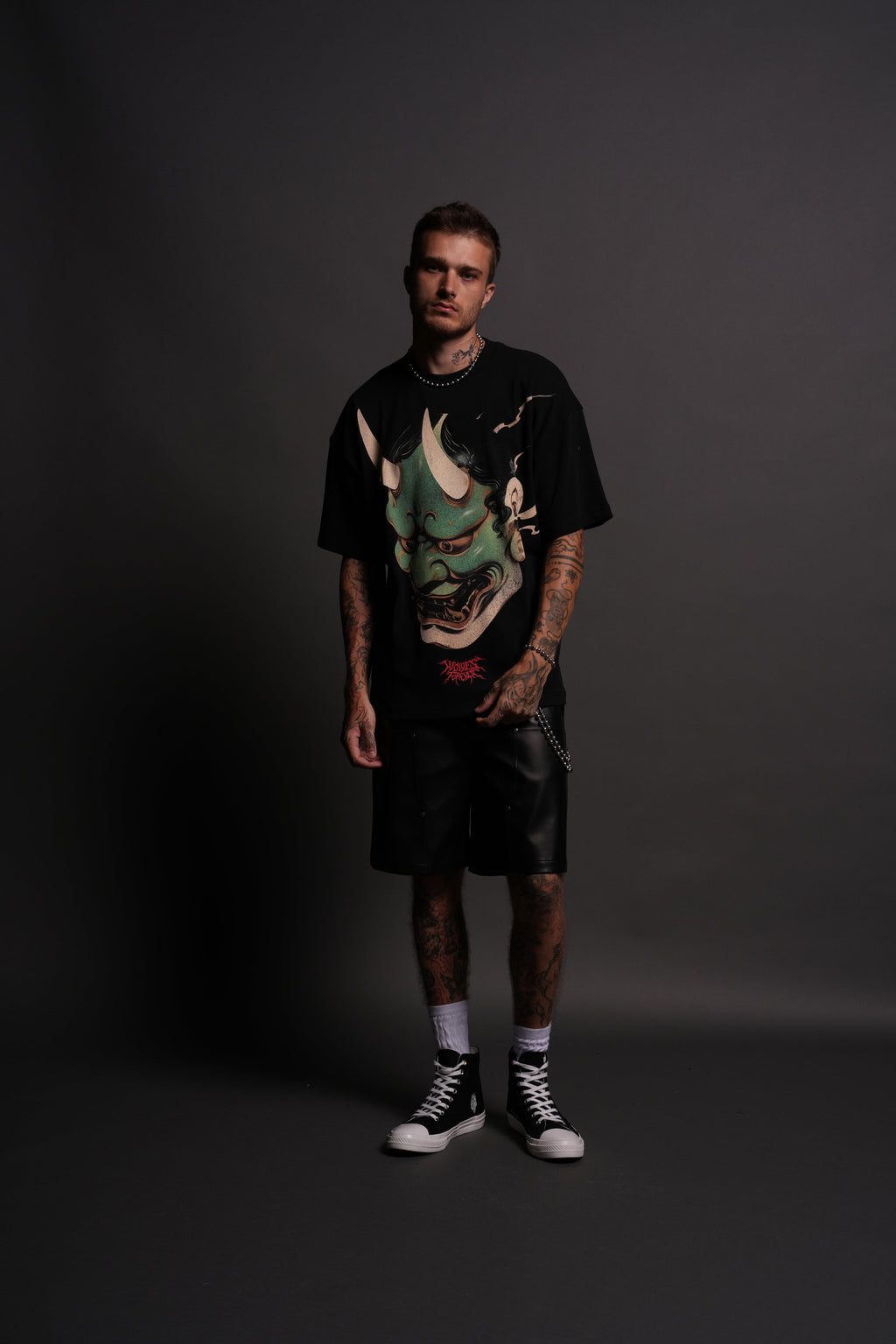 Oni Code "Premium" Tee in Black — imagem 5