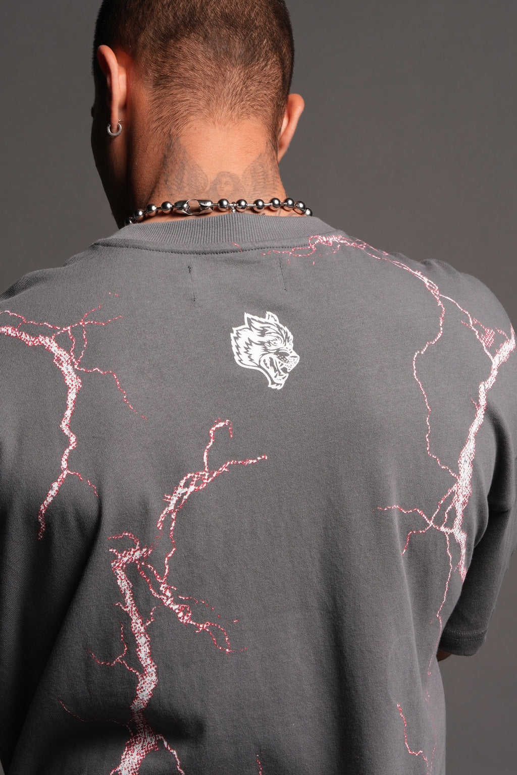 Lightning Frvr Premium Oversized Tee in Slate Gray - imagem 6