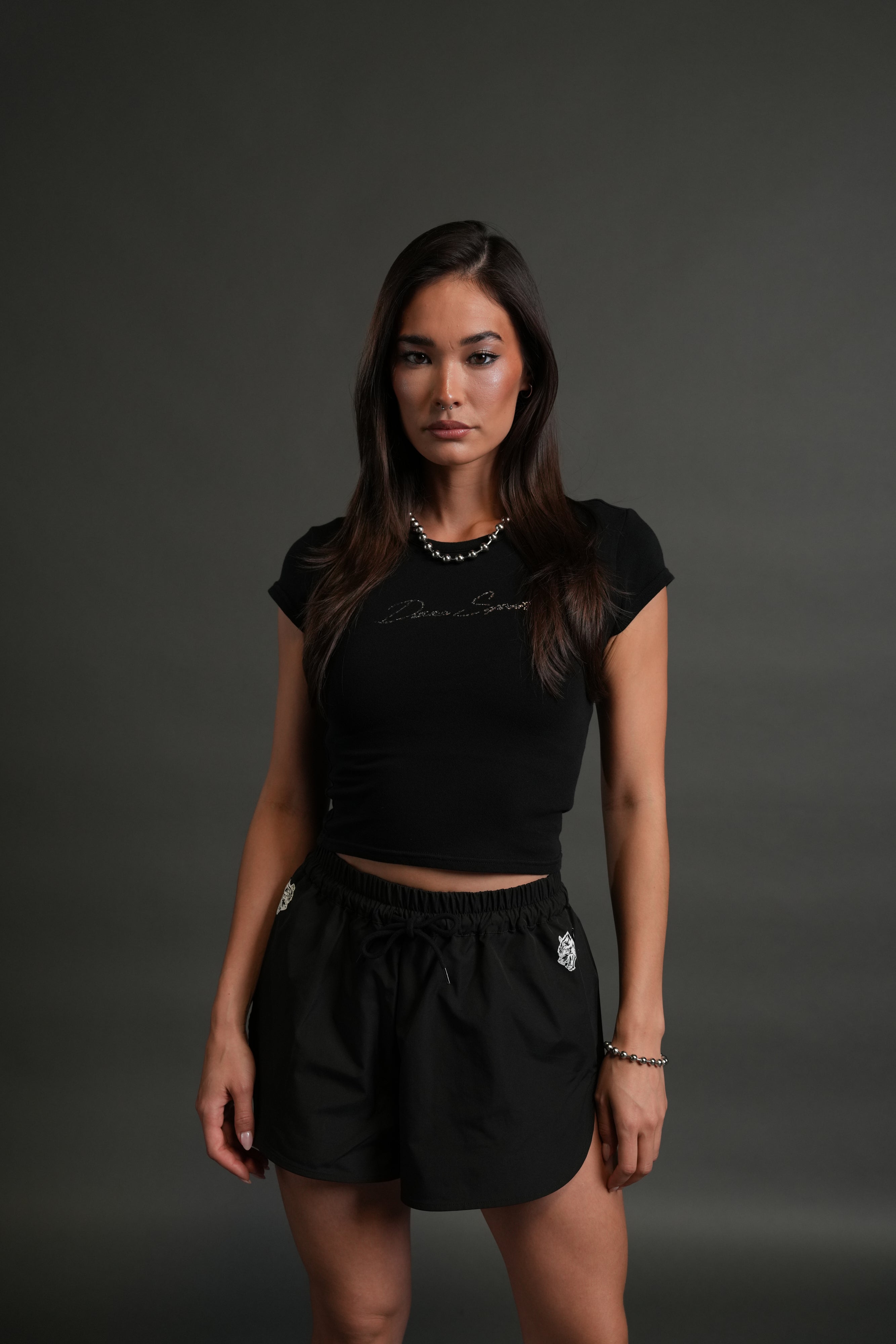 Darc Star "Baby" Tee in Black — imagem 1
