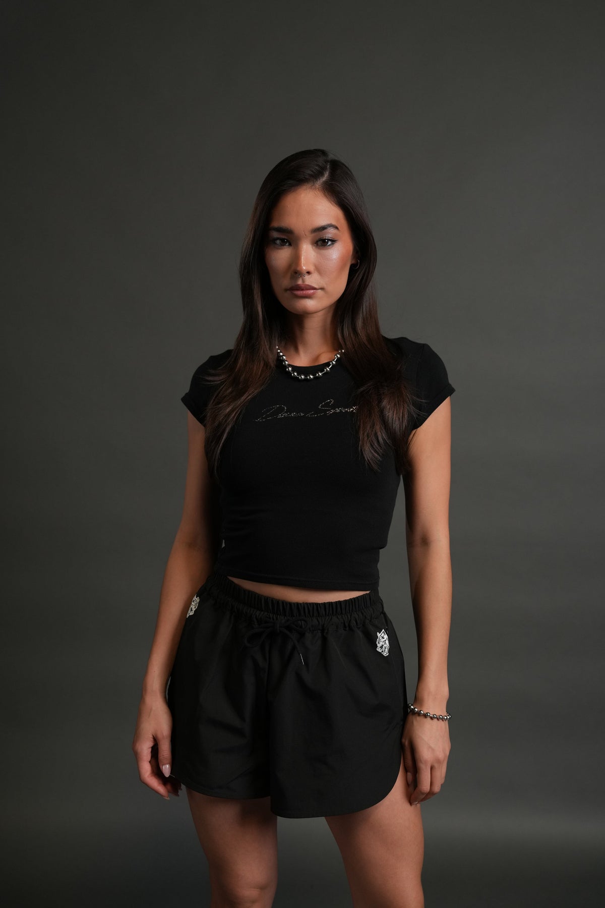 Darc Star "Baby" Tee in Black - imagem 1