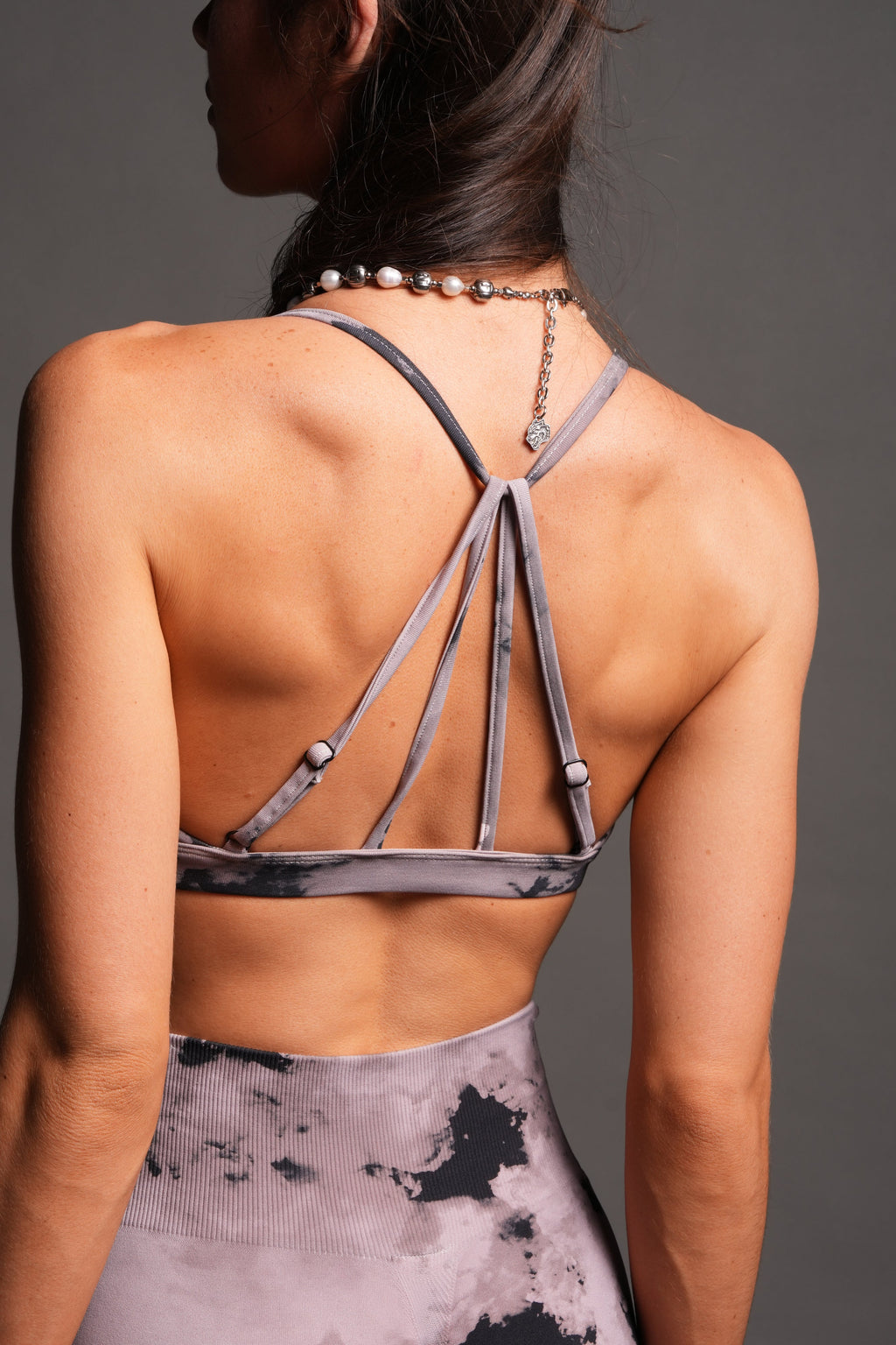 Wolf Pyramid Evey Seamless Bra In Sakura Rose Taupe Clouds — imagem 6