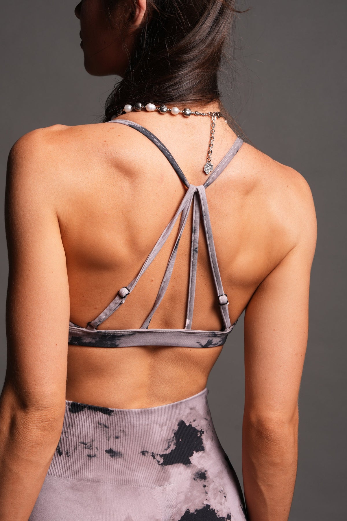 Wolf Pyramid Evey Seamless Bra In Sakura Rose Taupe Clouds — imagem 6
