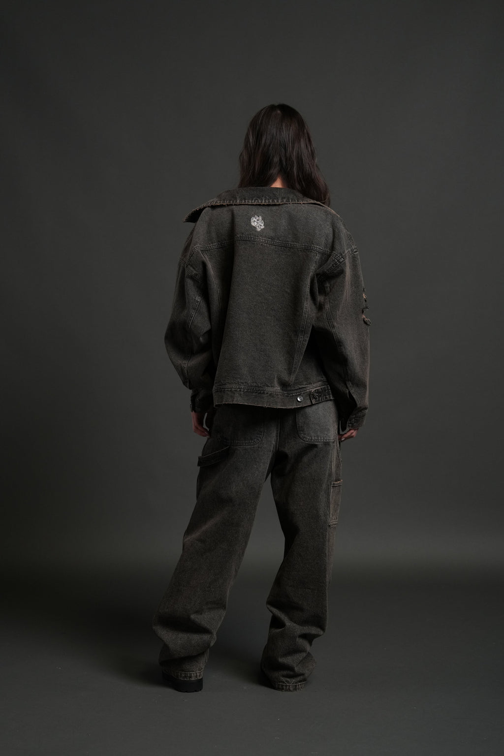 Darc Sport Wolves Jax Denim Jacket in Mojave Brown - imagem 12