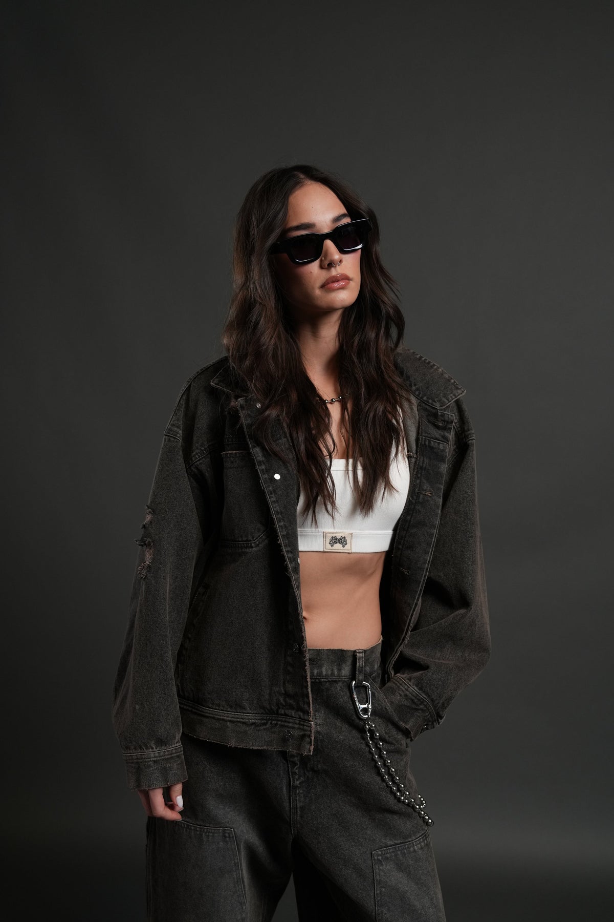 Darc Sport Wolves Jax Denim Jacket in Mojave Brown - imagem 9