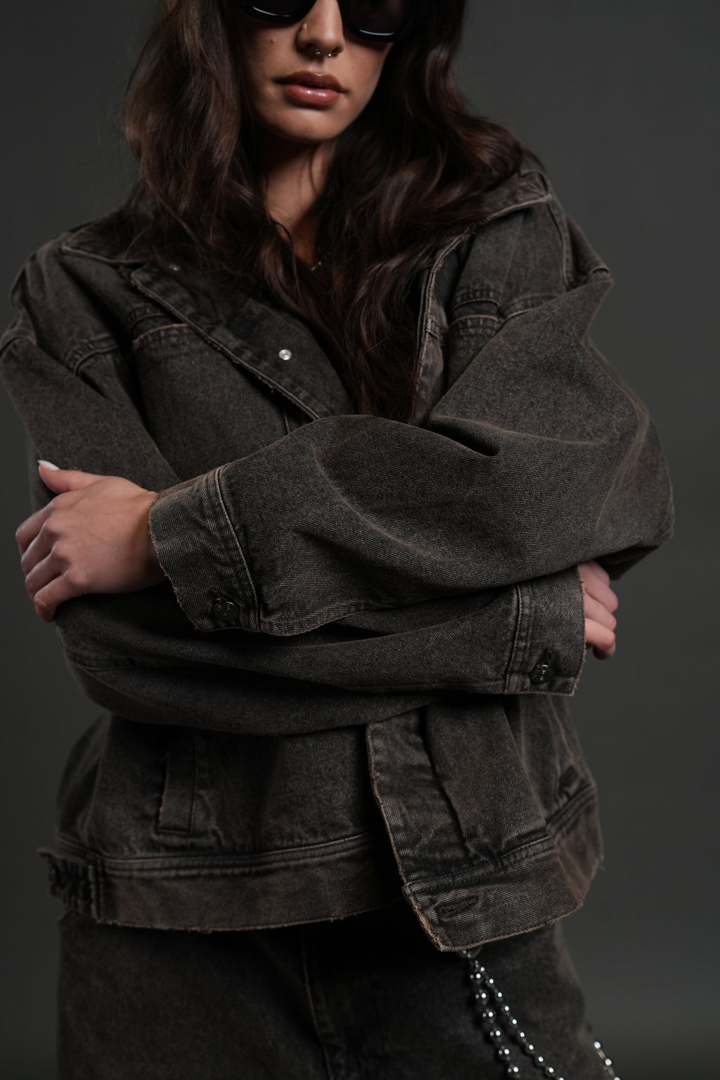 Darc Sport Wolves Jax Denim Jacket in Mojave Brown - imagem 14