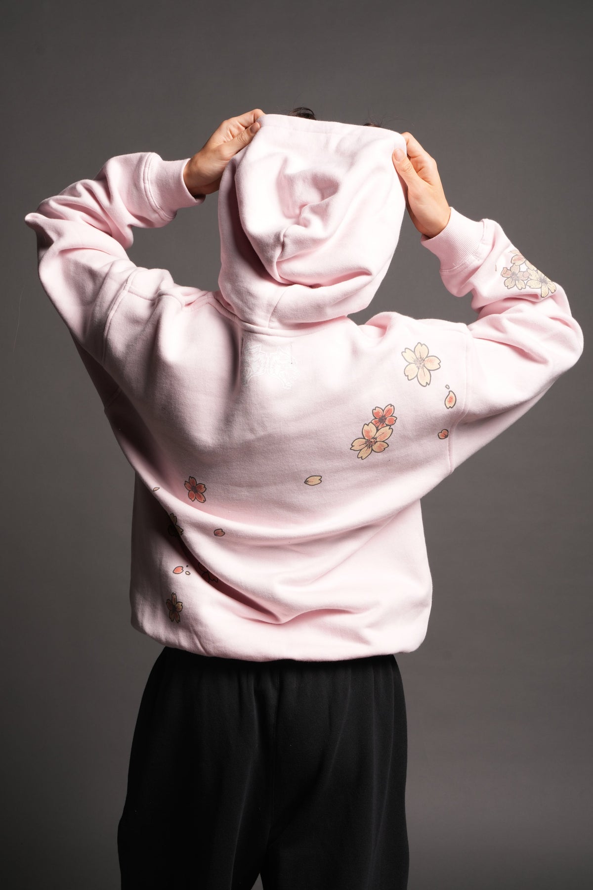 Box Sakura Pierce Hoodie In Blush Pink — imagem 3