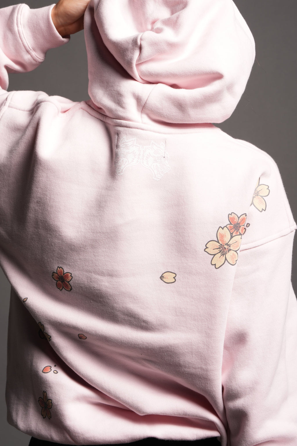 Box Sakura Pierce Hoodie In Blush Pink — imagem 5