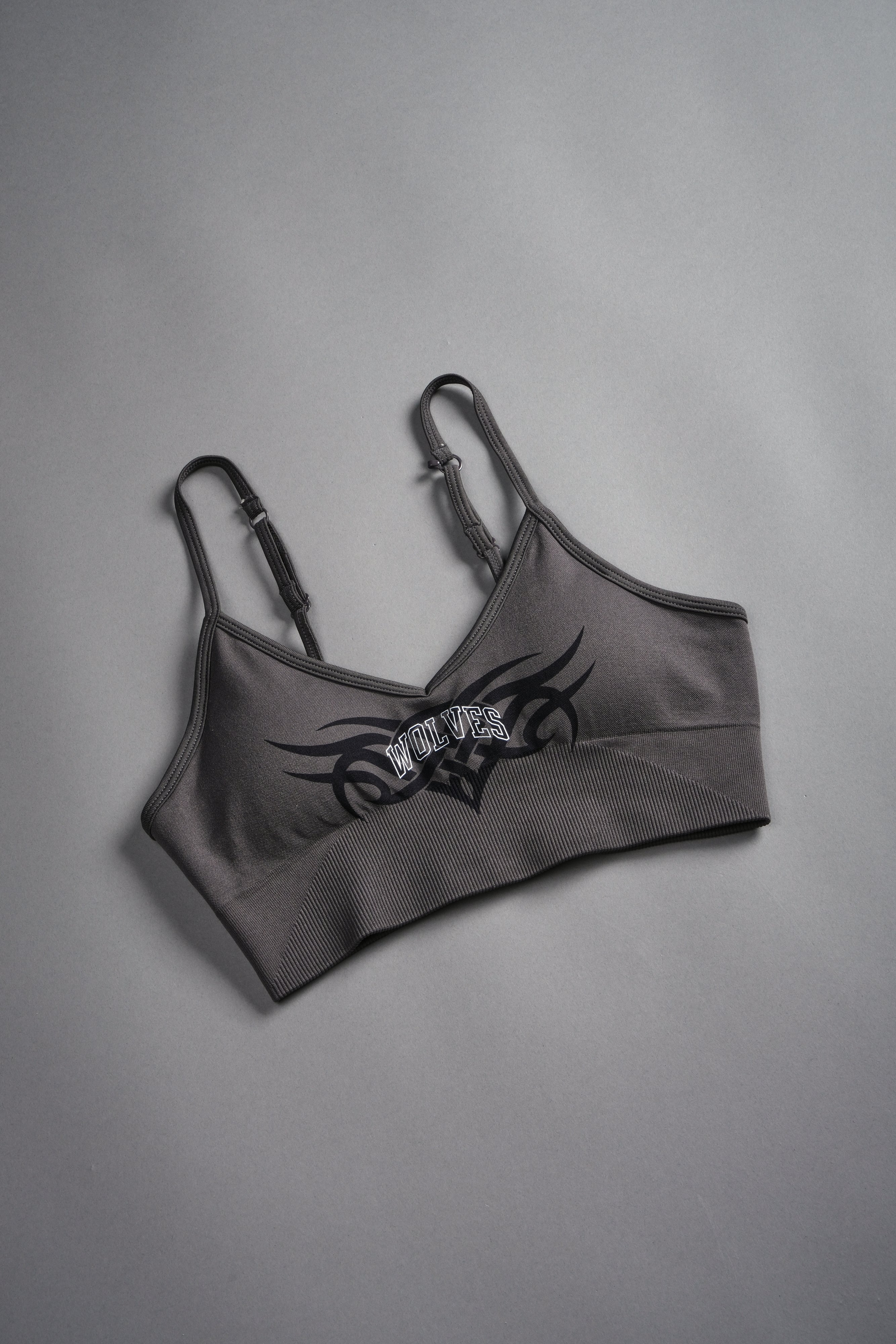 Finite Code Loyalty "Everson Seamless" Sports Bra in Wolf Gray — imagem 5
