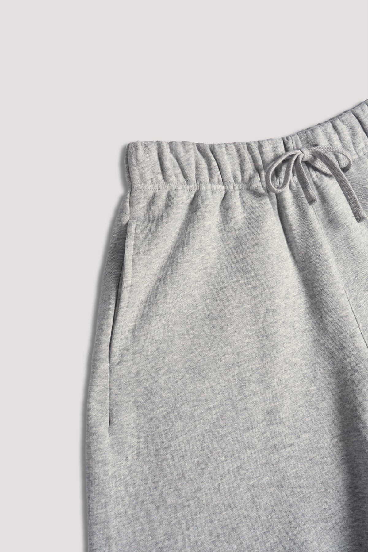 Just Wolves Oversized Post Lounge Sweat Shorts in Light Athletic Gray — imagem 8
