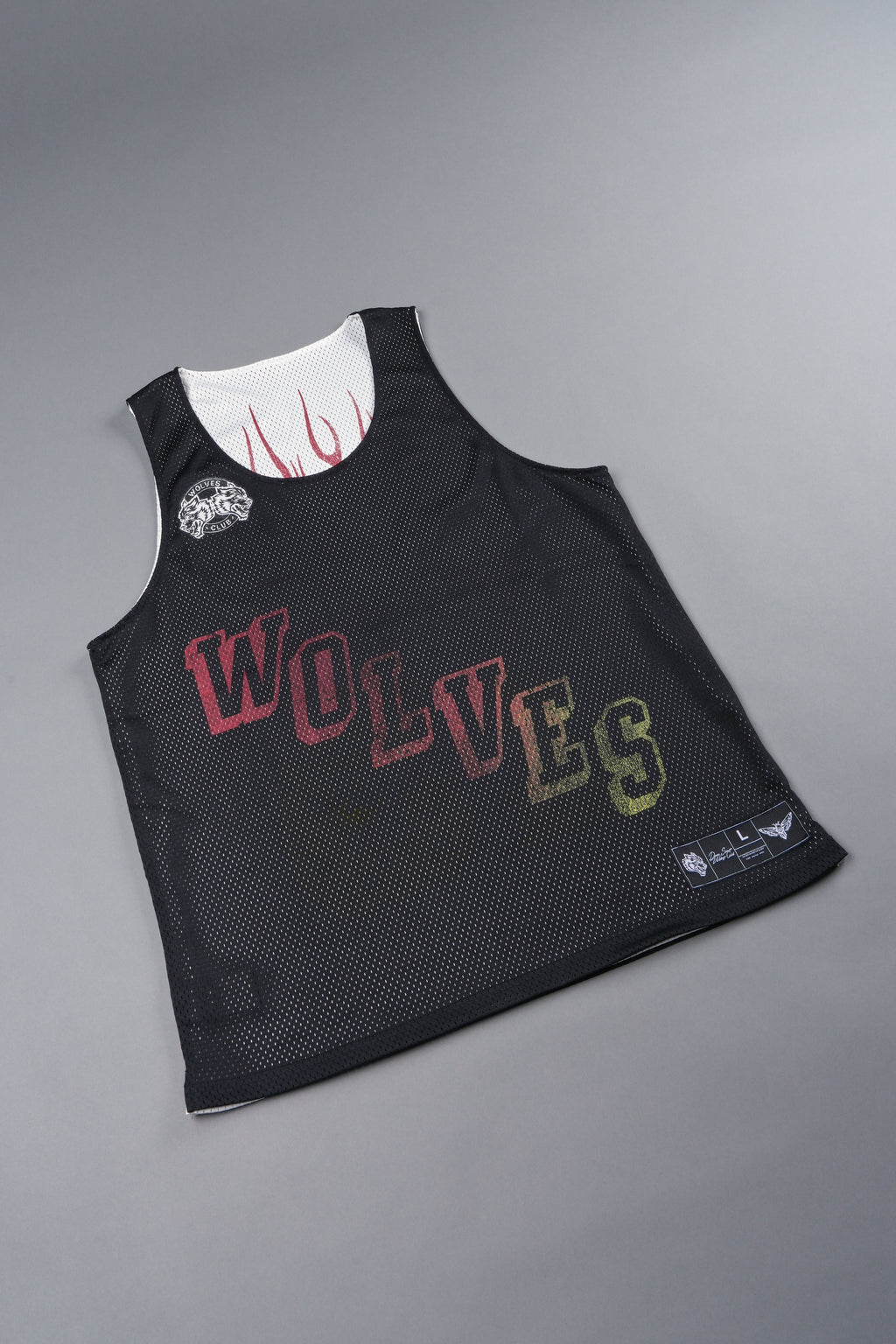 Infernal Club Reversible Bball Jersey In Black/Cream - imagem 18