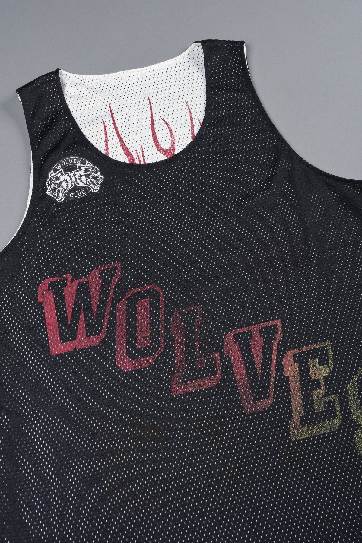 Infernal Club Reversible Bball Jersey In Black/Cream - imagem 20