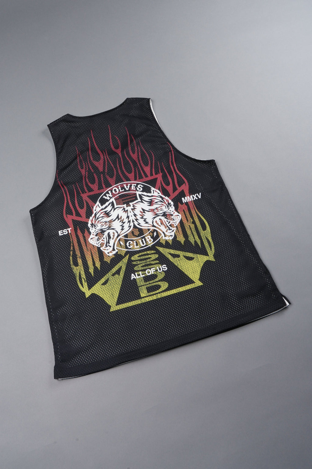 Infernal Club Reversible Bball Jersey In Black/Cream - imagem 21