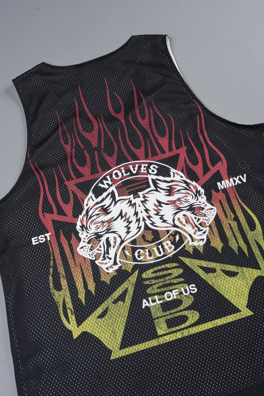 Infernal Club Reversible Bball Jersey In Black/Cream - imagem 22