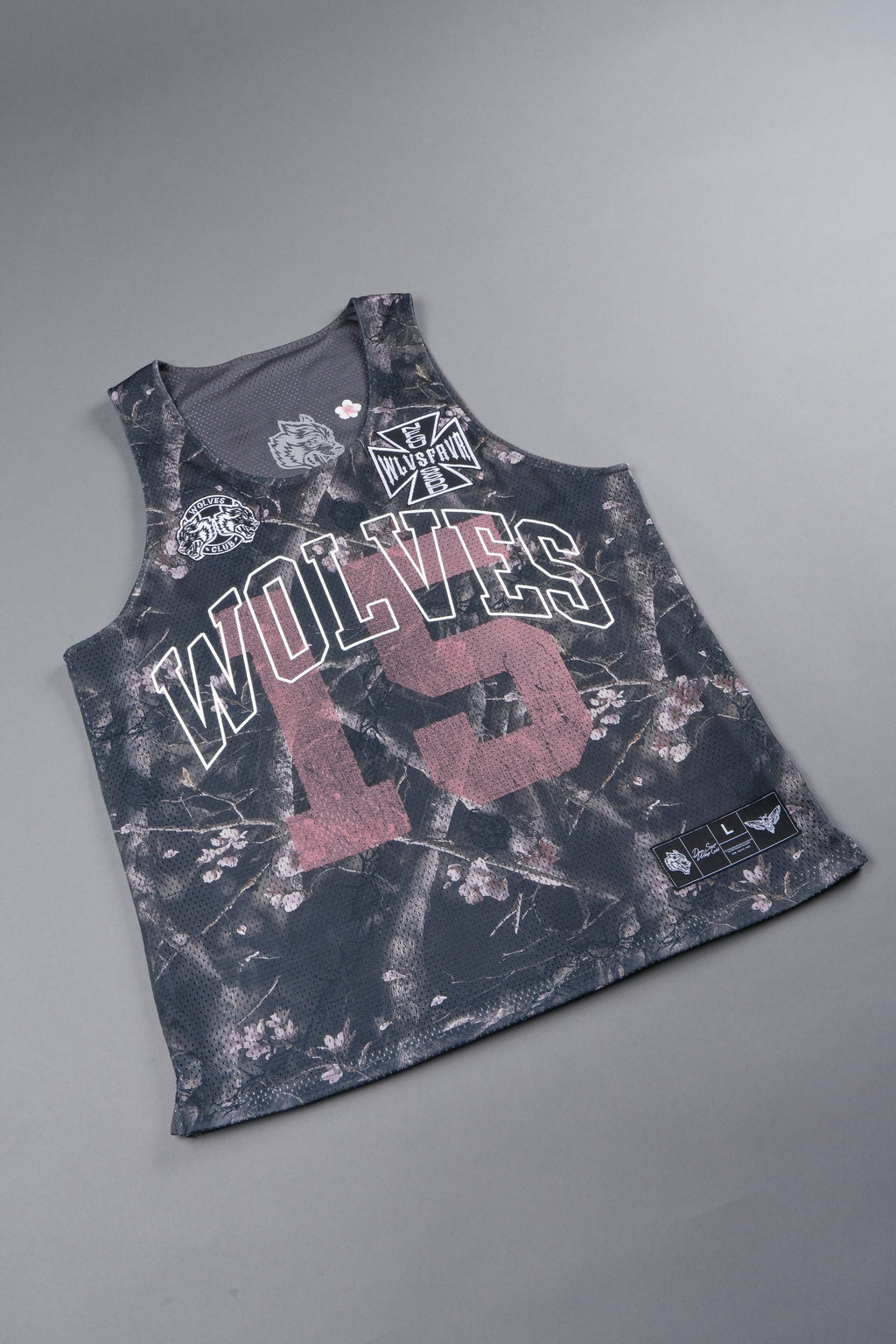 Shadow Blossom Reversible Bball Jersey In Slate Gray / All Of Us Camo - imagem 22