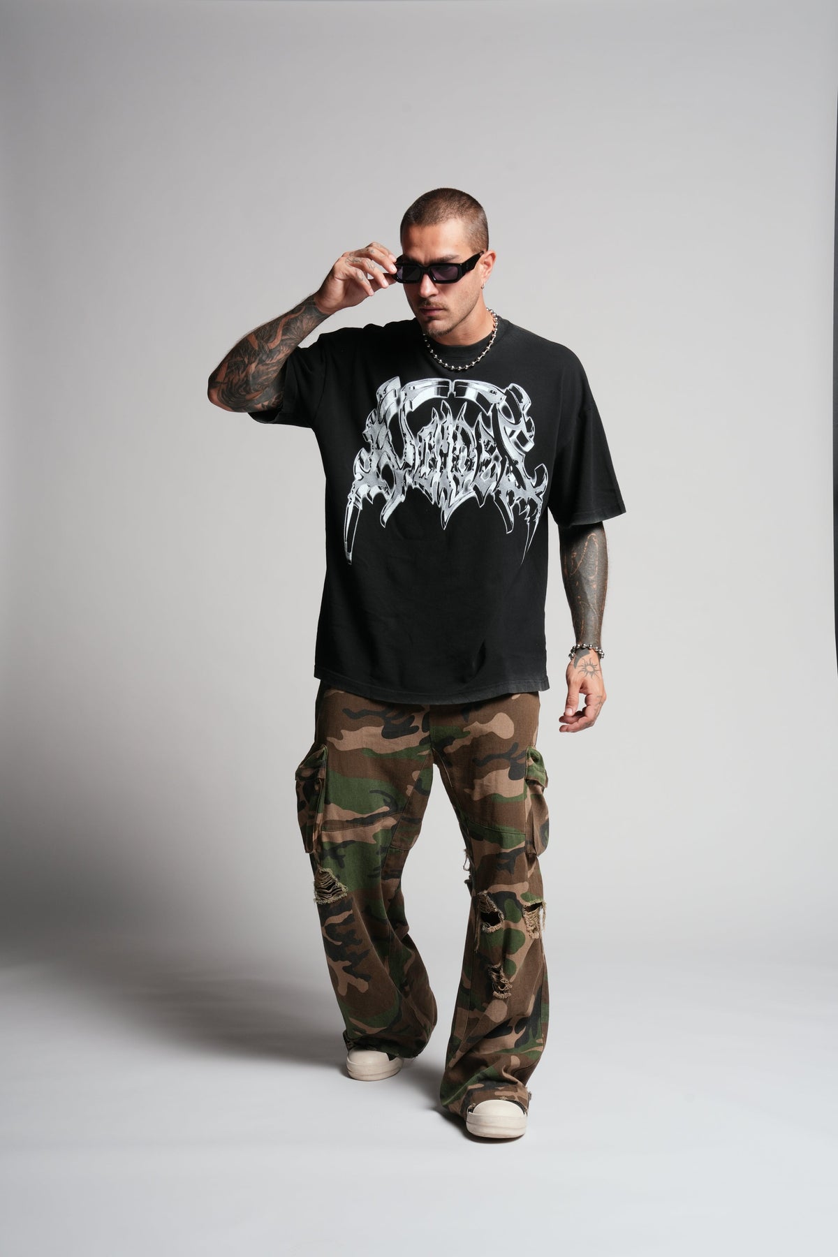Absolute Form "Premium" Oversized Tee in Black — imagem 5