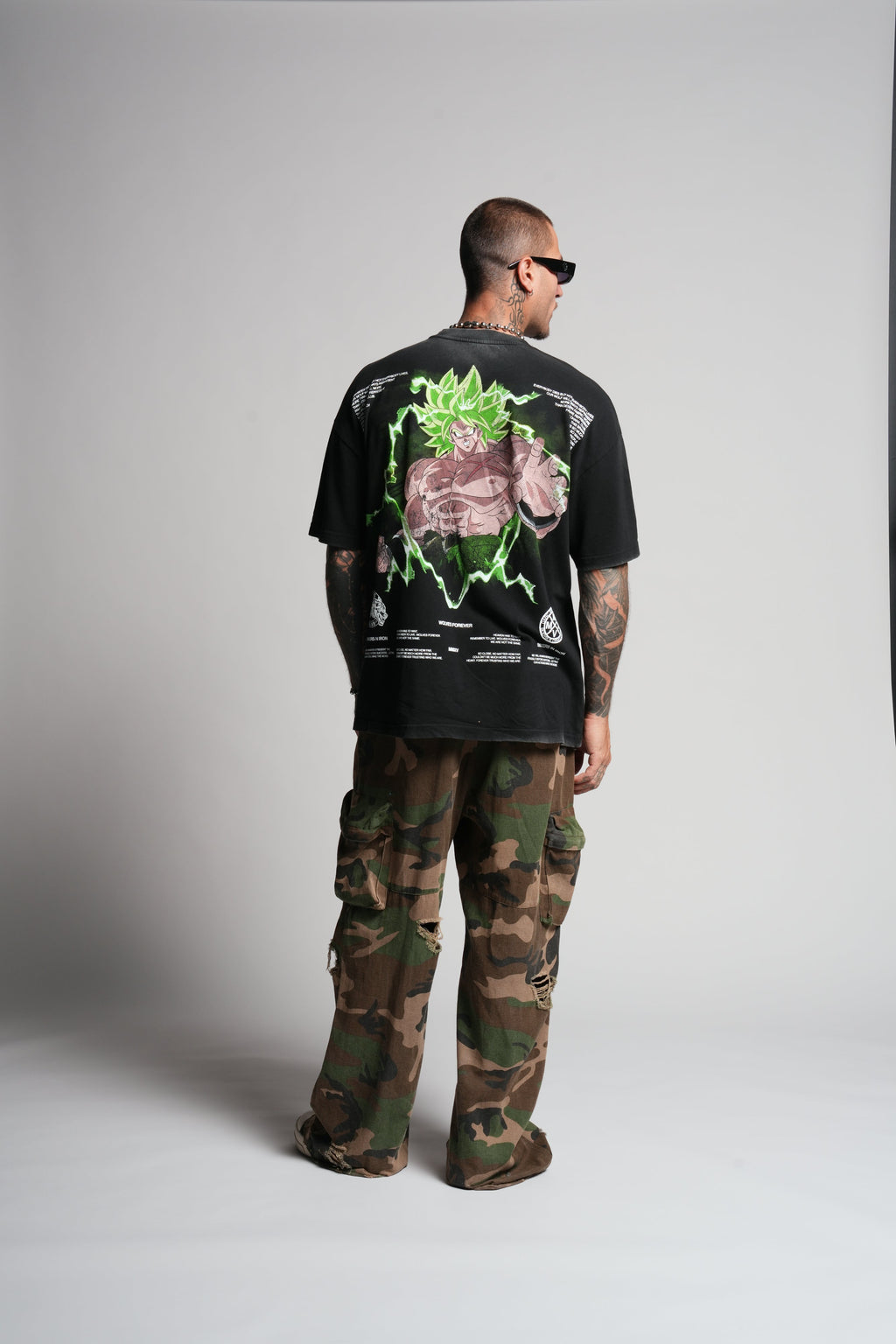Absolute Form "Premium" Oversized Tee in Black — imagem 6