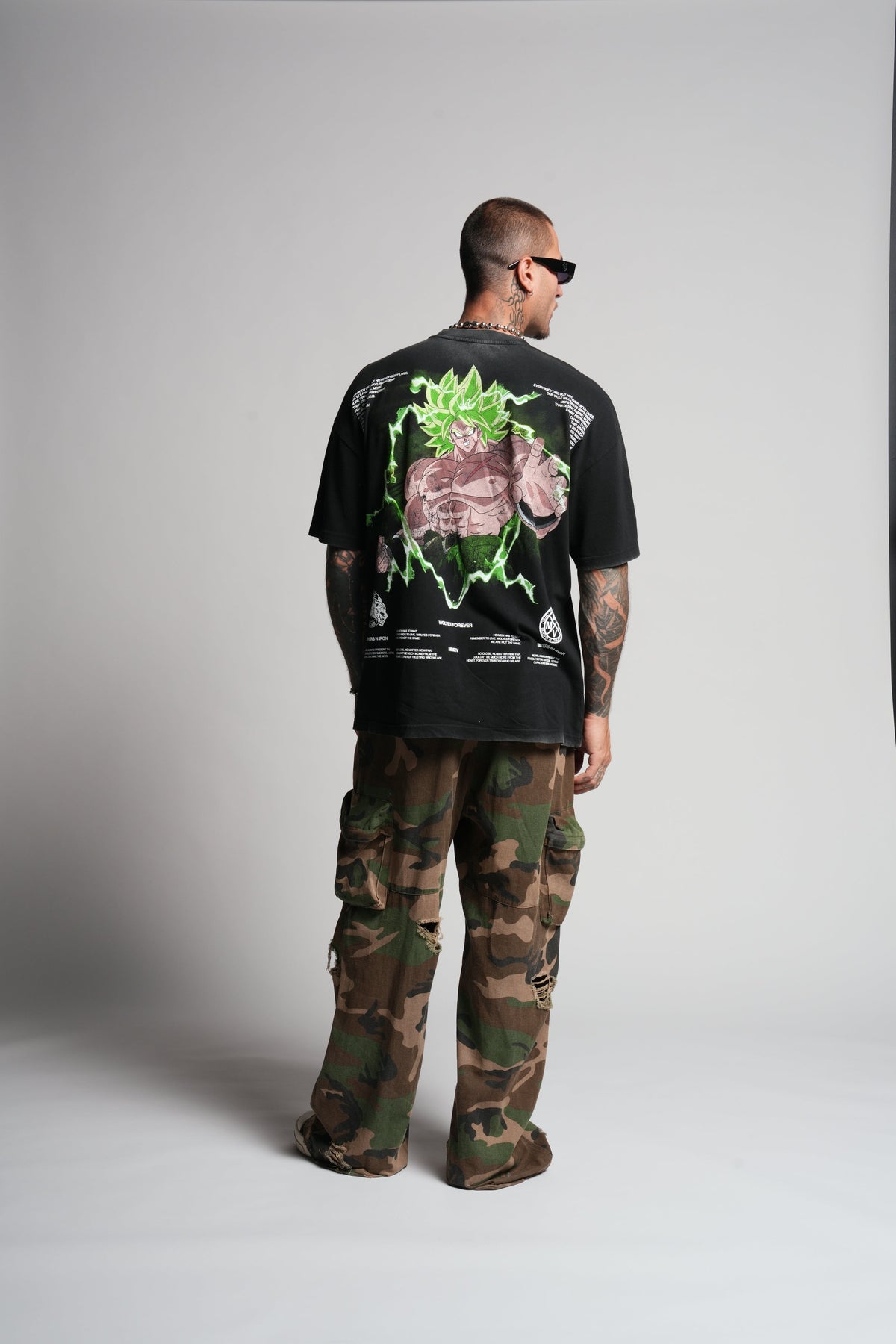 Absolute Form "Premium" Oversized Tee in Black — imagem 6