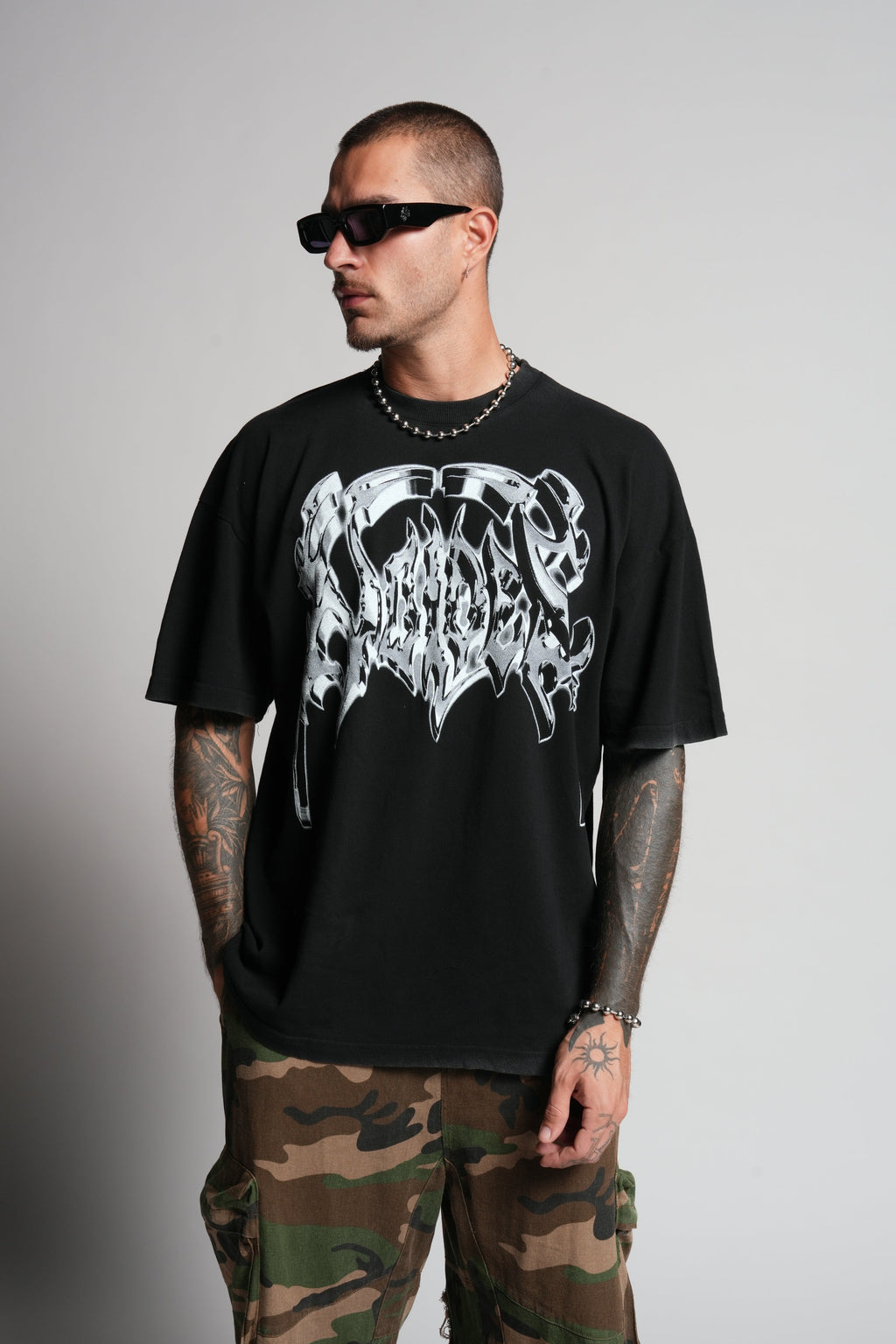 Absolute Form "Premium" Oversized Tee in Black — imagem 2