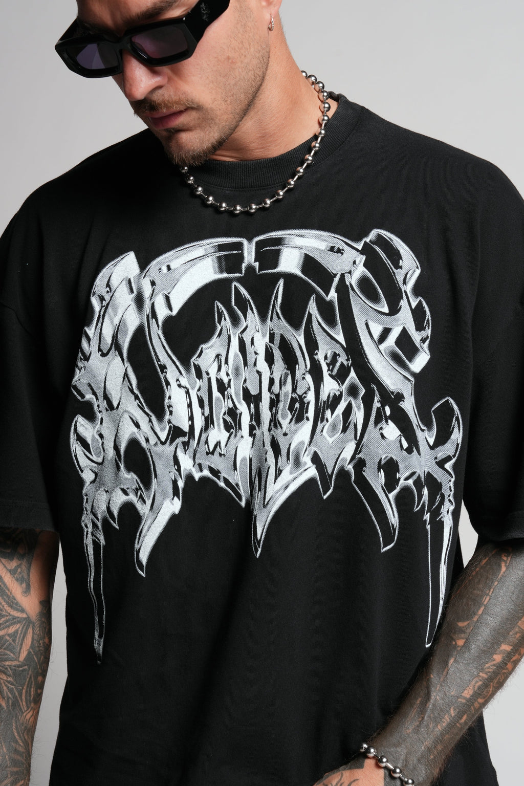 Absolute Form "Premium" Oversized Tee in Black — imagem 9