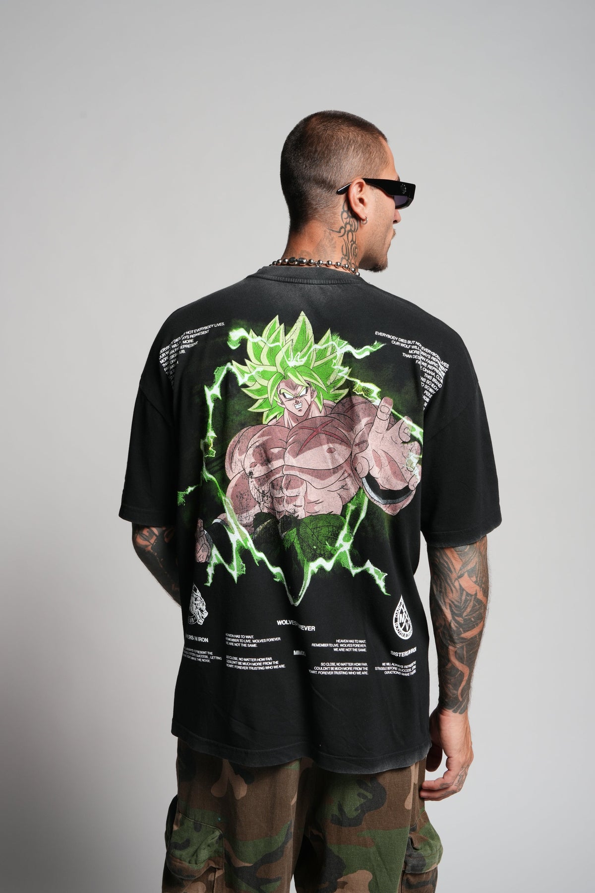 Absolute Form "Premium" Oversized Tee in Black — imagem 4