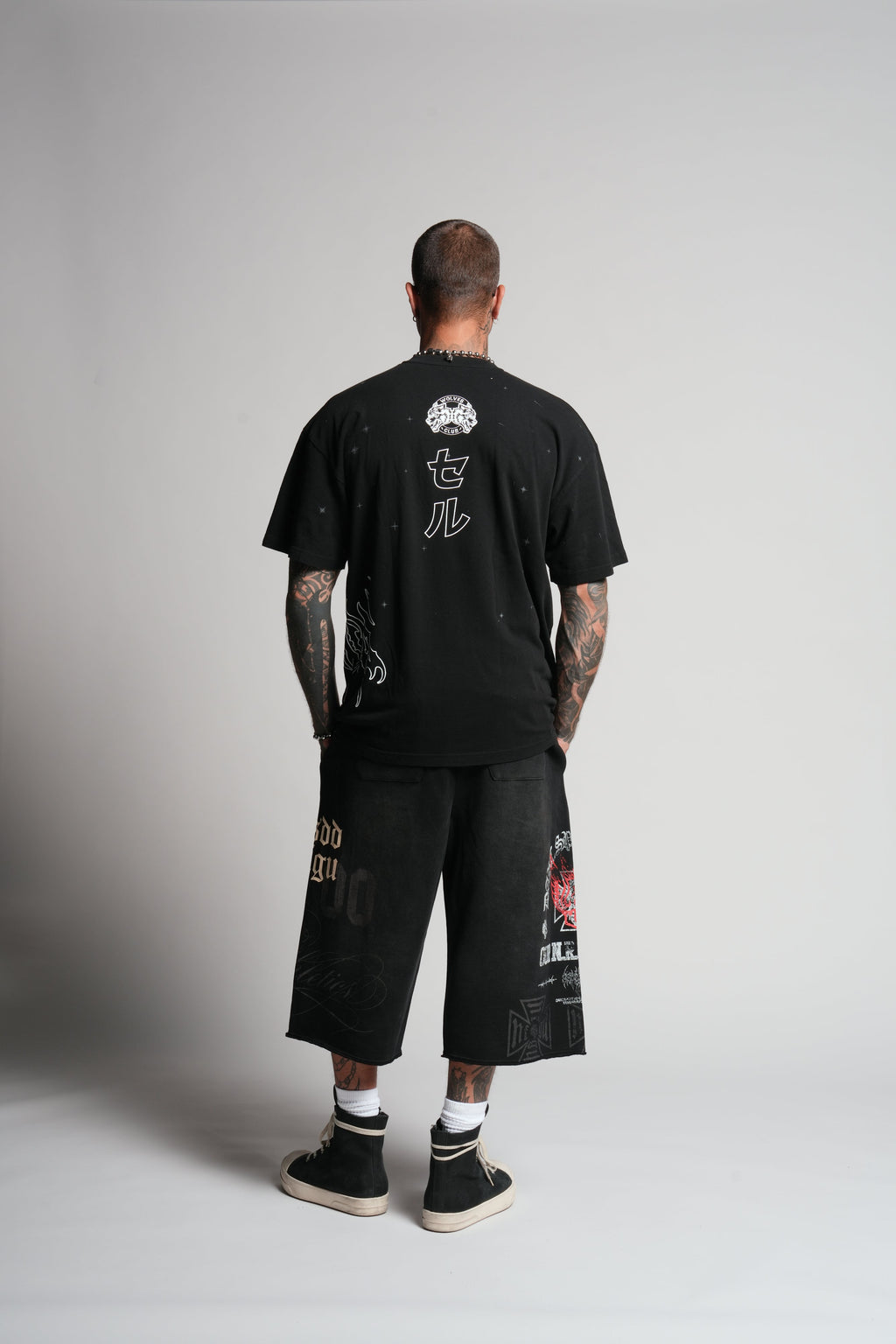 Cell Energy "Premium" Oversized Tee in Black — imagem 6