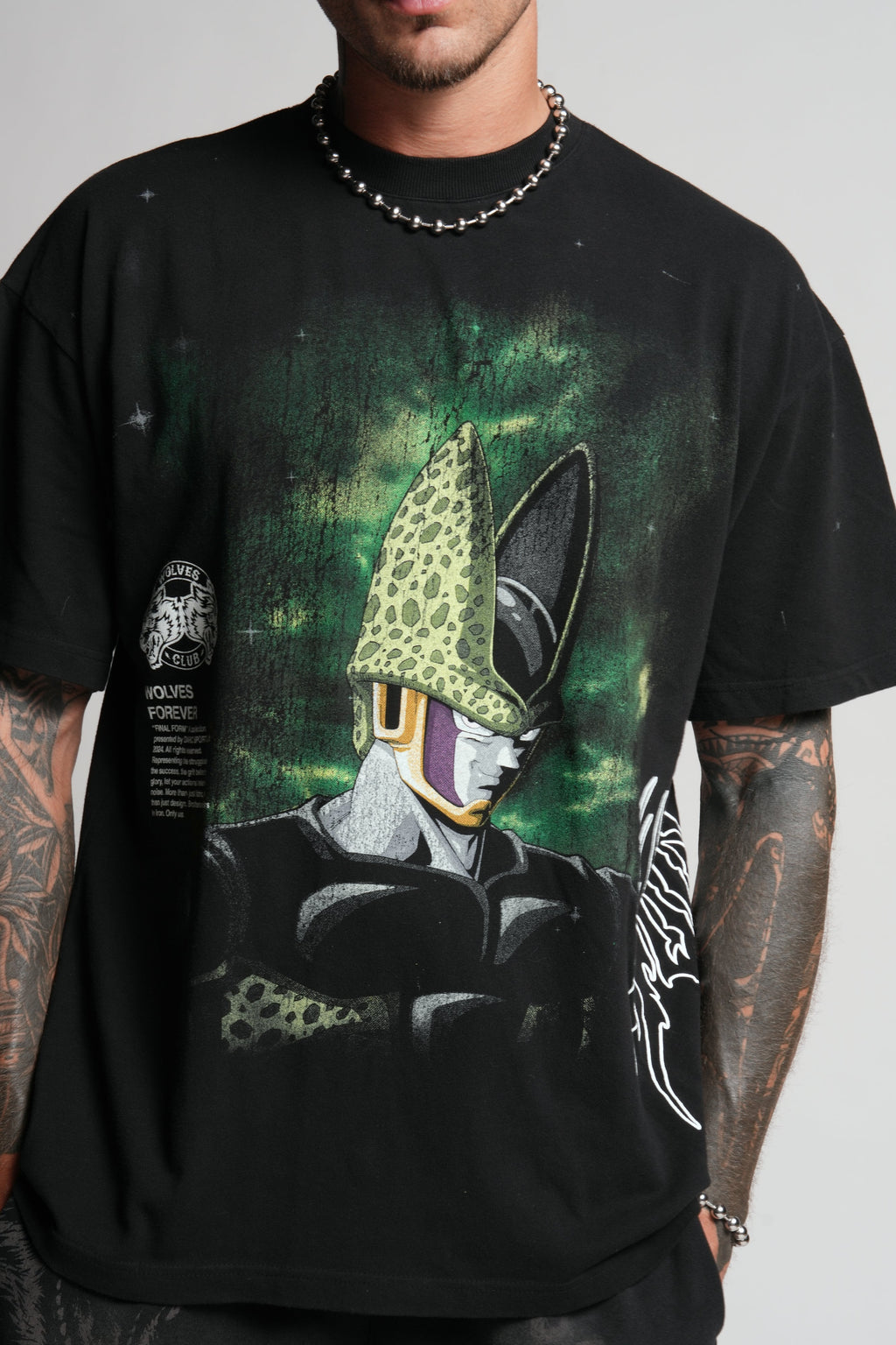 Cell Energy "Premium" Oversized Tee in Black — imagem 11