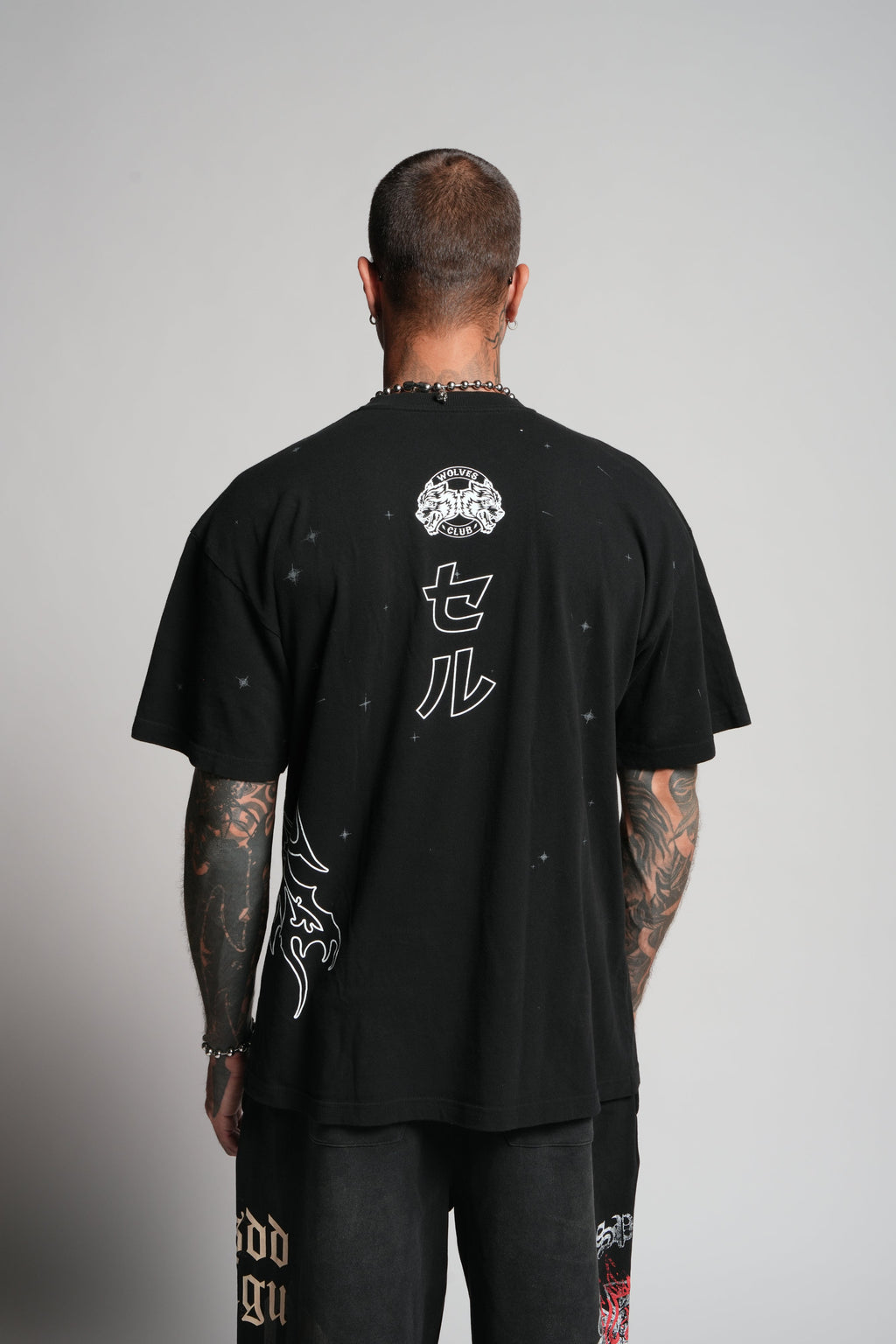 Cell Energy "Premium" Oversized Tee in Black — imagem 2