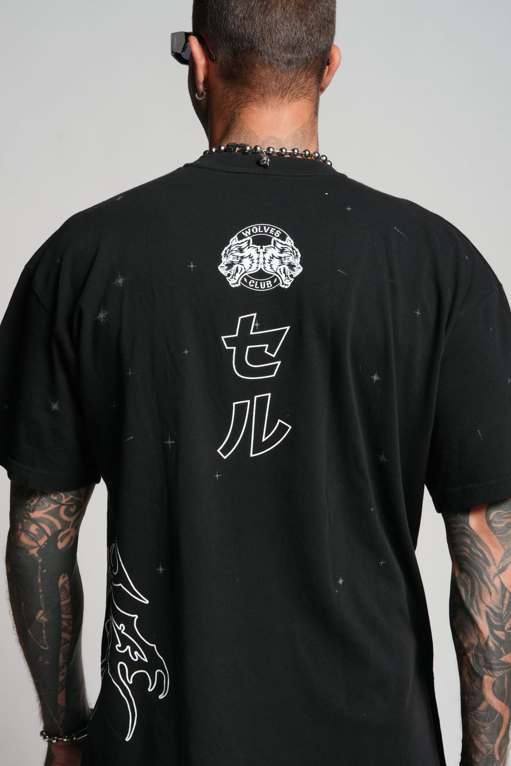 Cell Energy "Premium" Oversized Tee in Black — imagem 12