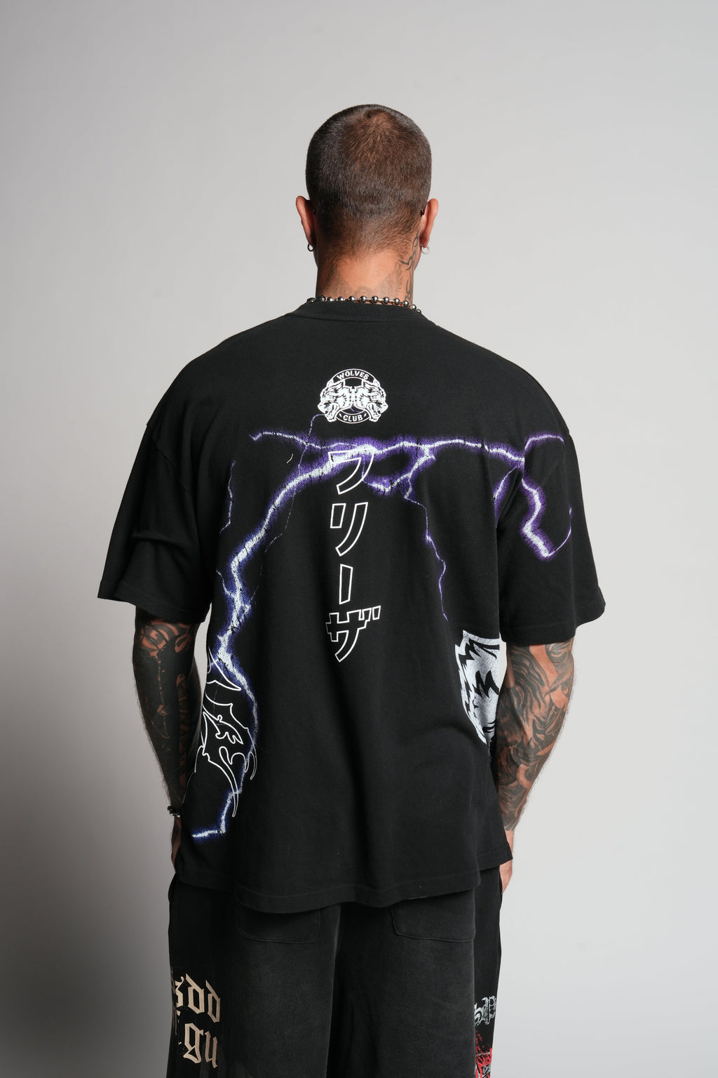 Frieza Energy "Premium" Oversized Tee in Black — imagem 2