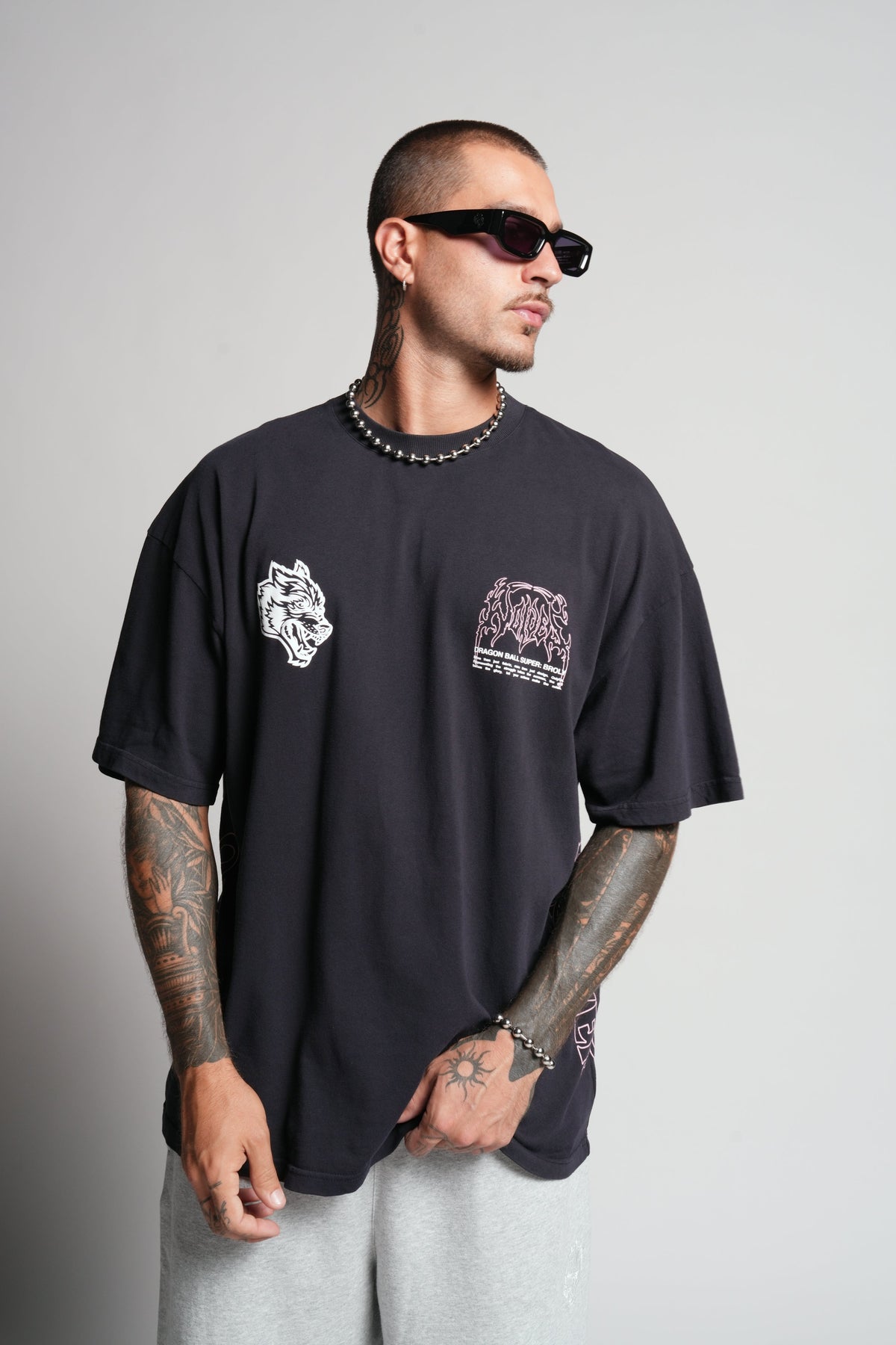 Our Reason "Premium" Oversized Tee in Nightshade — imagem 2