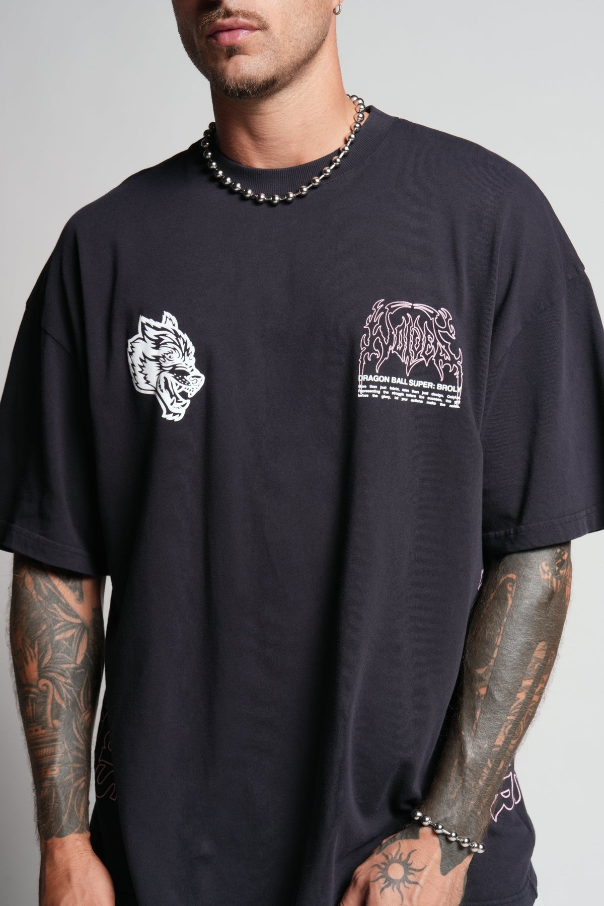 Our Reason "Premium" Oversized Tee in Nightshade — imagem 9