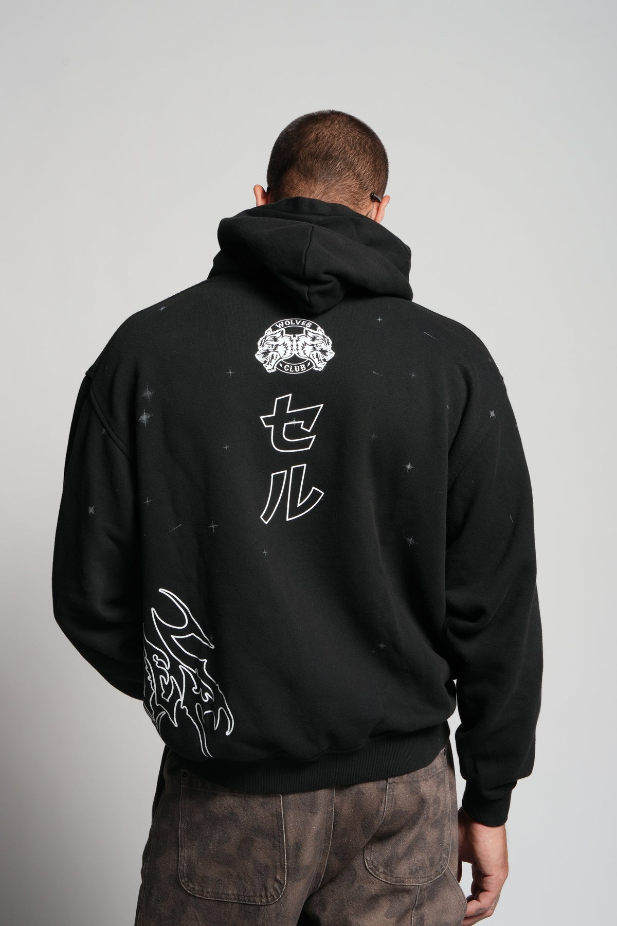 Cell Energy "Pierce" Hoodie in Black — imagem 2