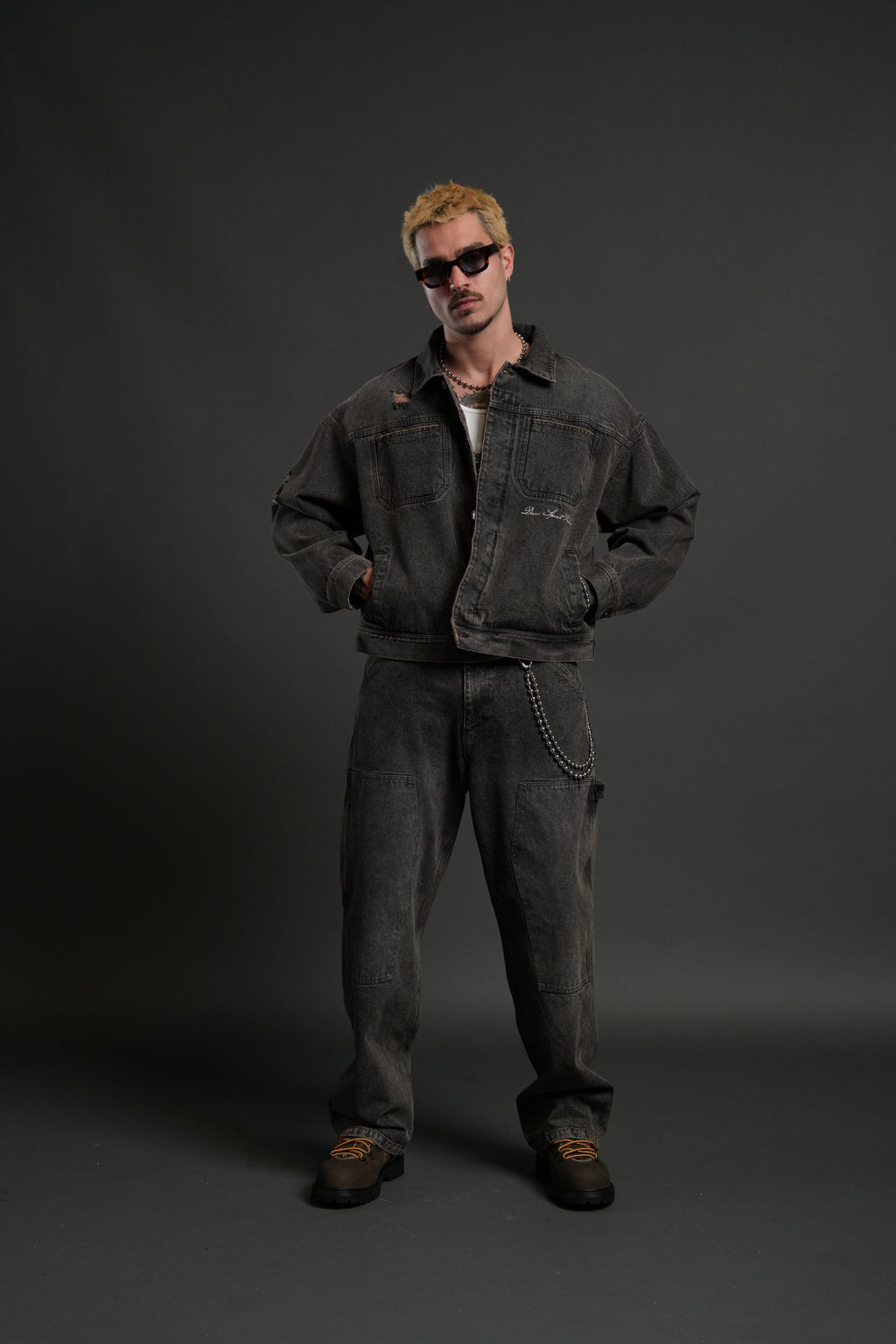 Darc Sport Wolves Jax Denim Jacket in Mojave Brown - imagem 5
