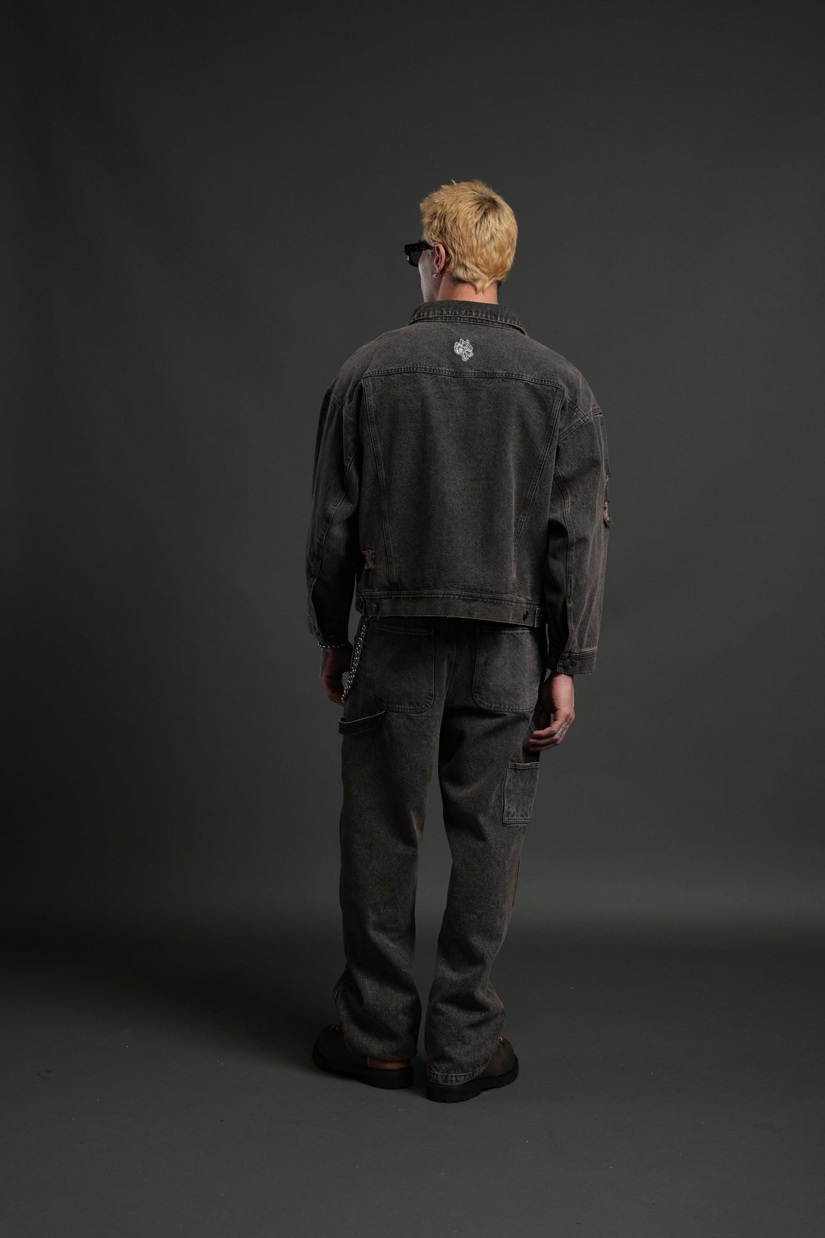 Darc Sport Wolves Jax Denim Jacket in Mojave Brown - imagem 6