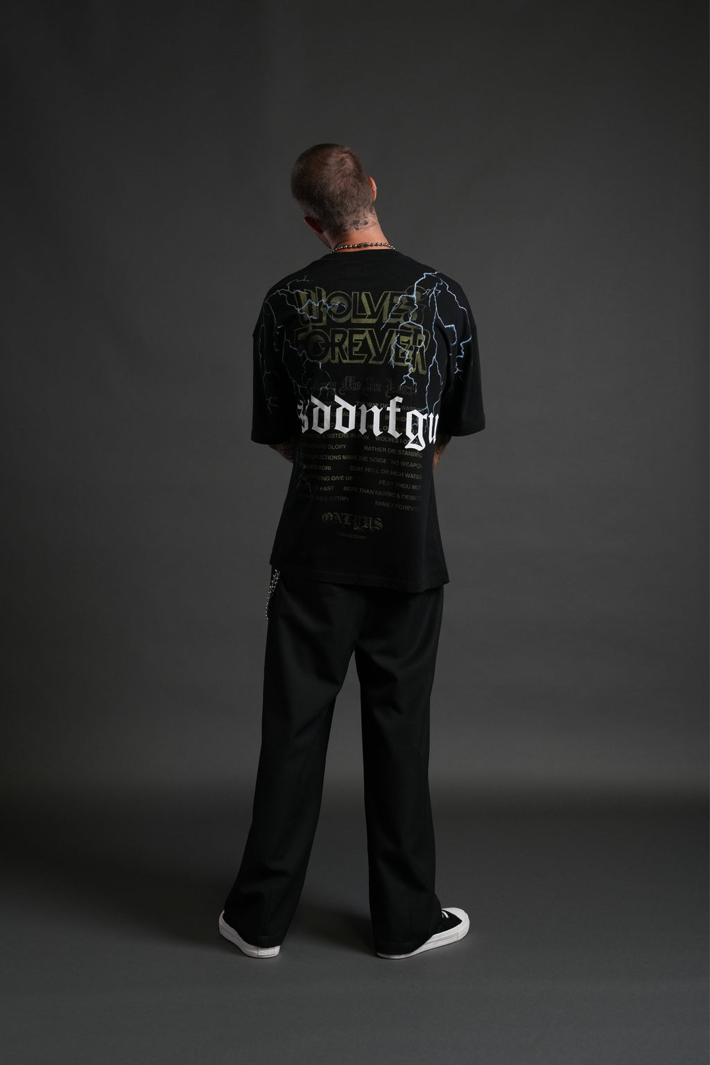 Darc Storm "Premium" Oversized Tee in Black — imagem 6