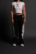 Dual Wolf Quinn Track Pants in Black/Sand — imagem 1