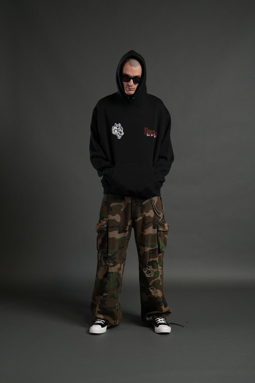 Reaper's Ascension "Pierce" Hoodie in Black — imagem 5