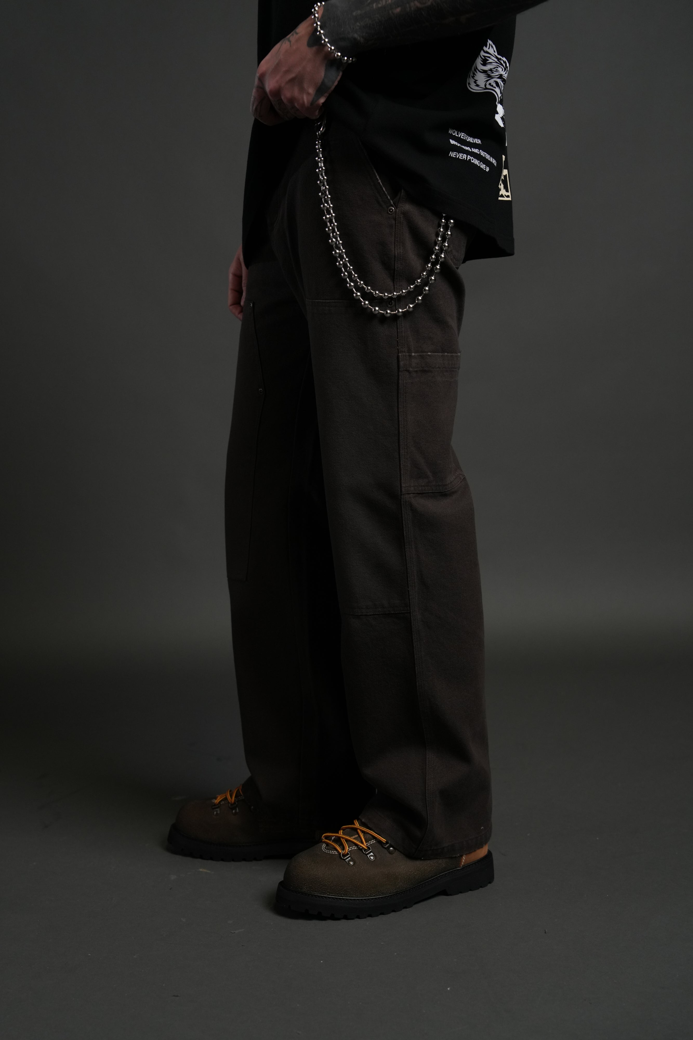 Core Chopper Hoffa V2 Pants in Darc Brown — imagem 4