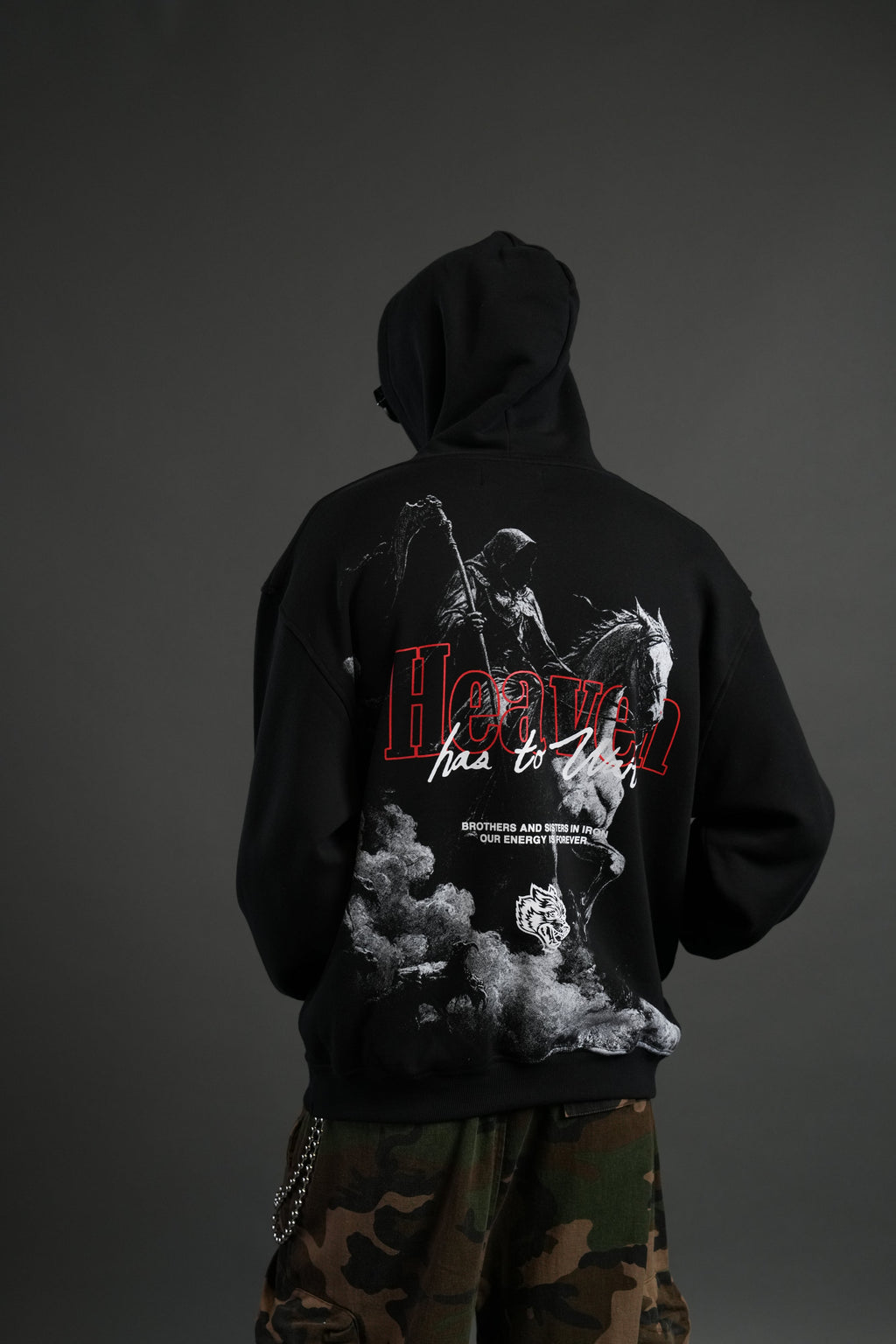 Reaper's Ascension "Pierce" Hoodie in Black — imagem 4