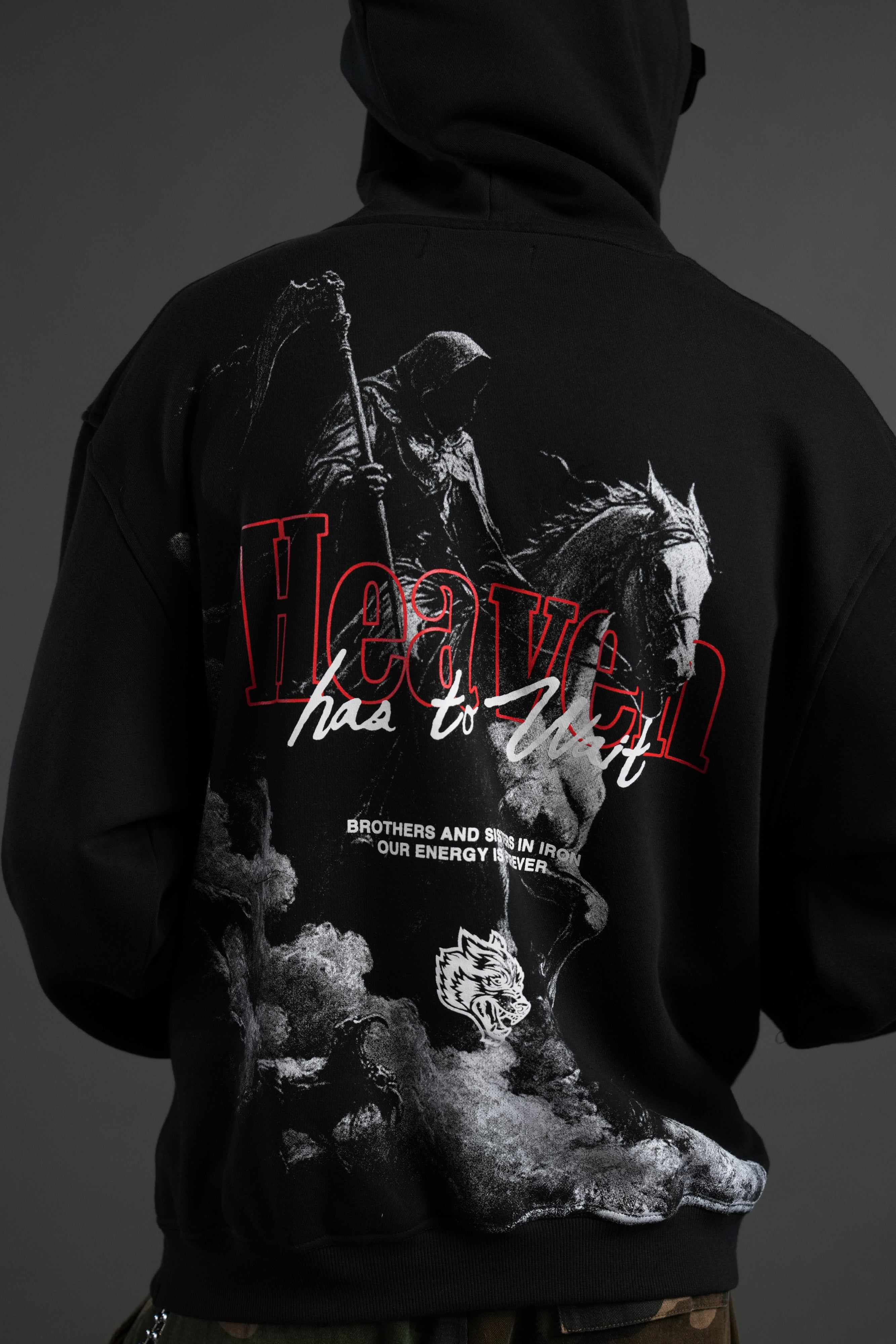 Reaper's Ascension "Pierce" Hoodie in Black — imagem 8