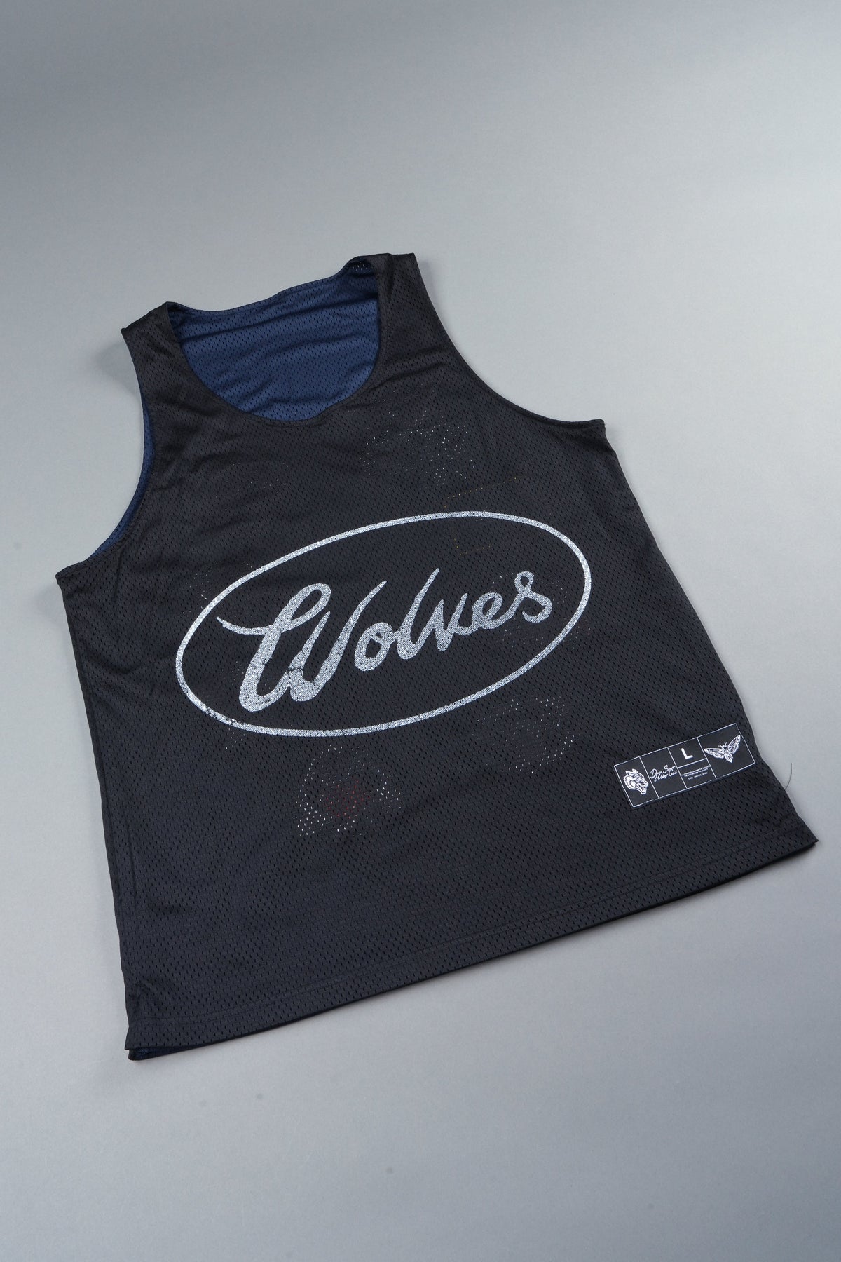 Pack Leader Reversible Bball Jersey In Black/Navy - imagem 5
