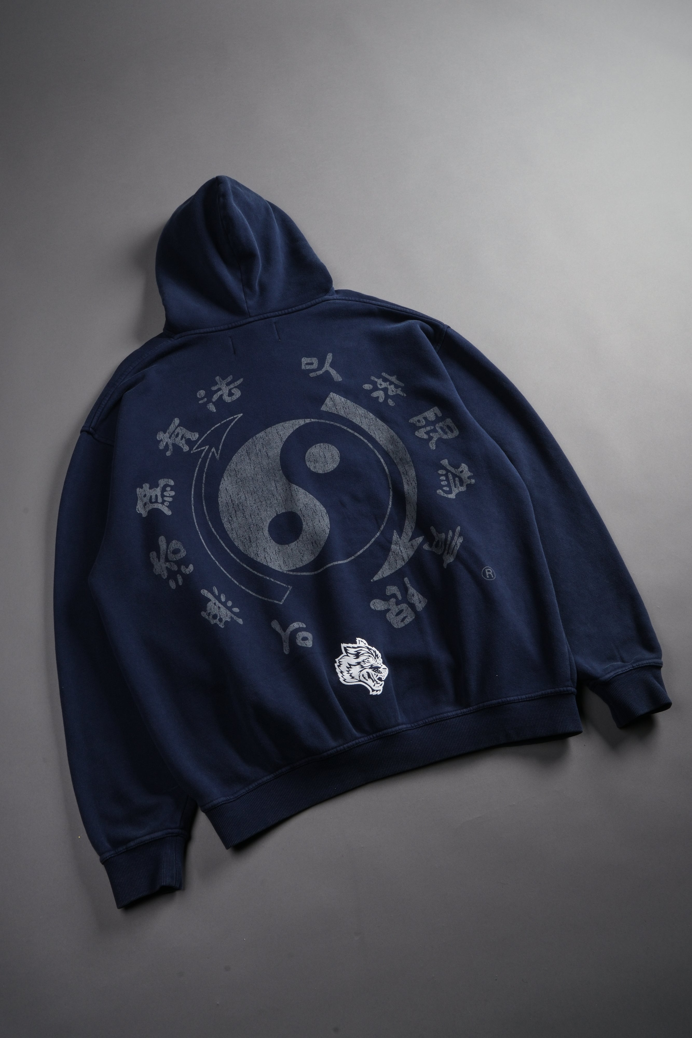 Bruce Lee Forever Pierce Hoodie in Navy — imagem 18