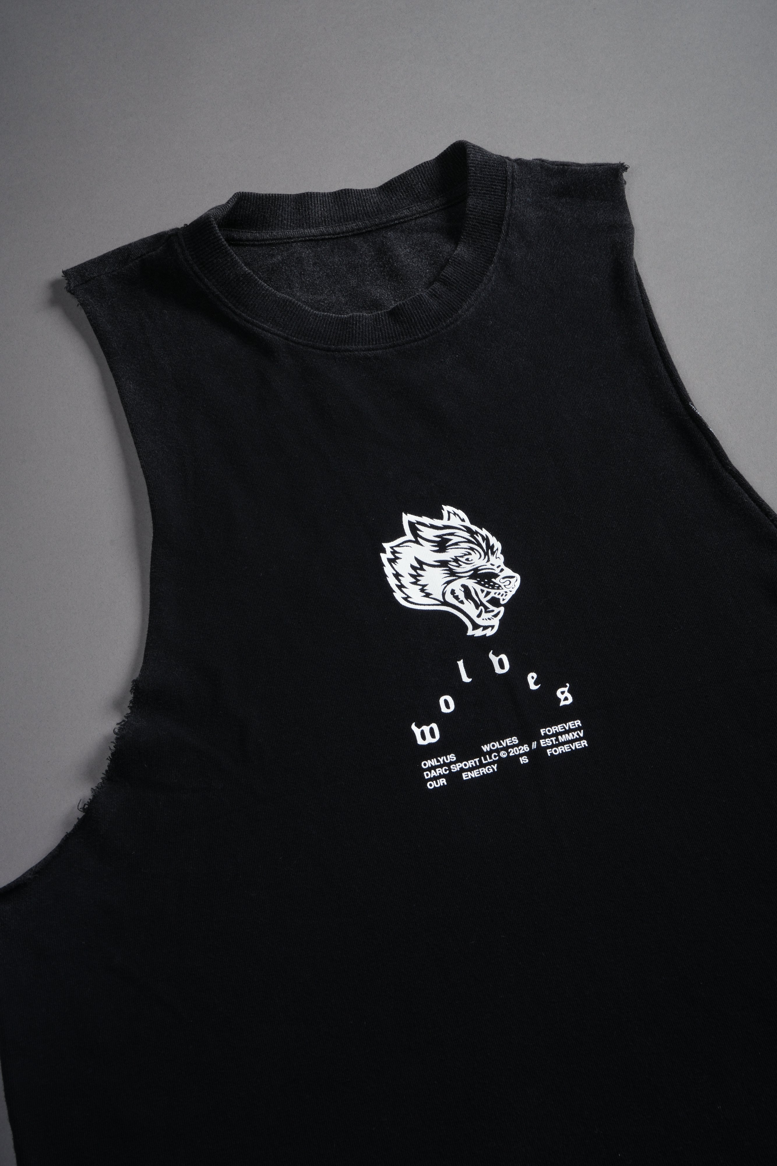 Half Mask Tommy Muscle Tee in Black — imagem 9