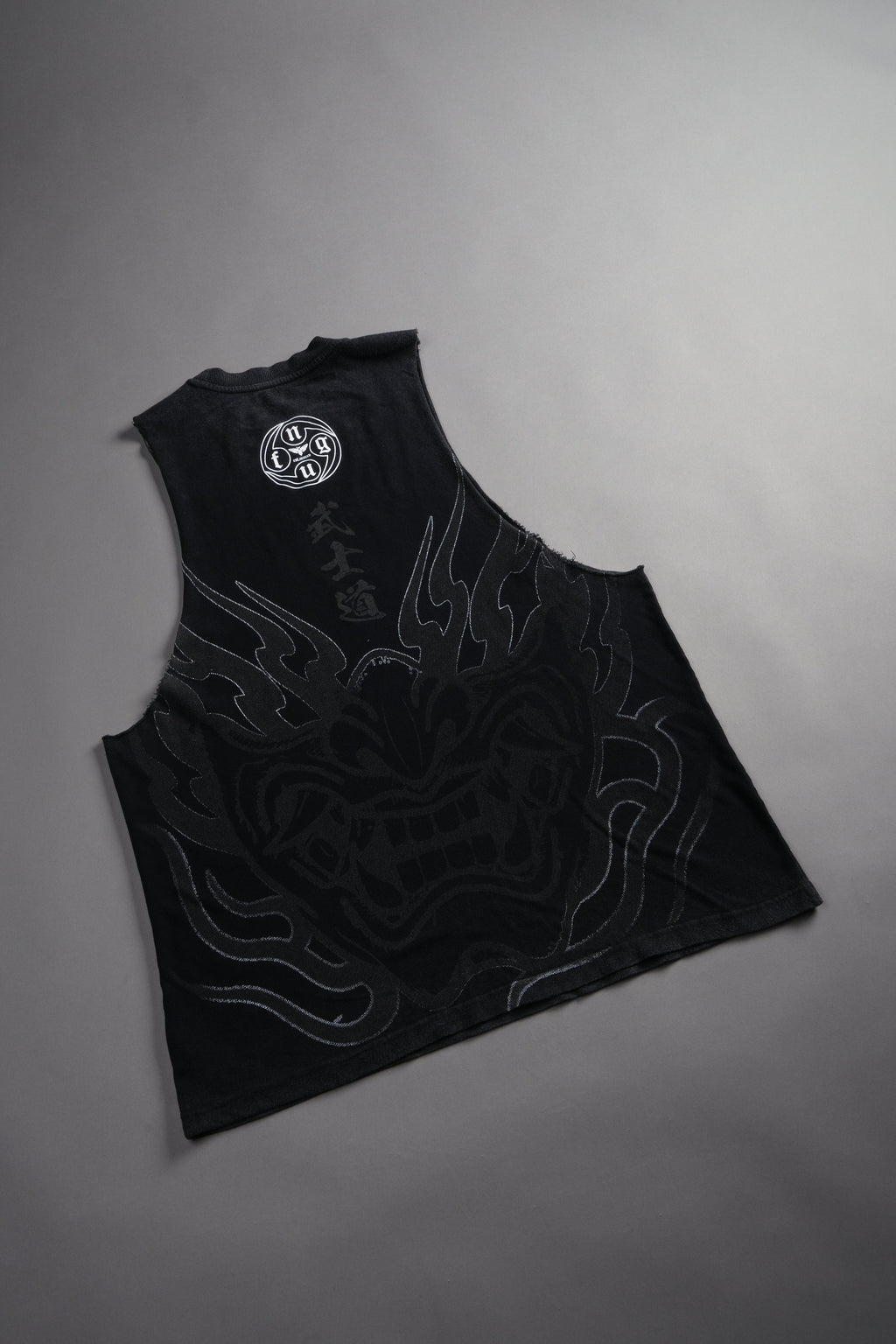 Half Mask Tommy Muscle Tee in Black — imagem 10