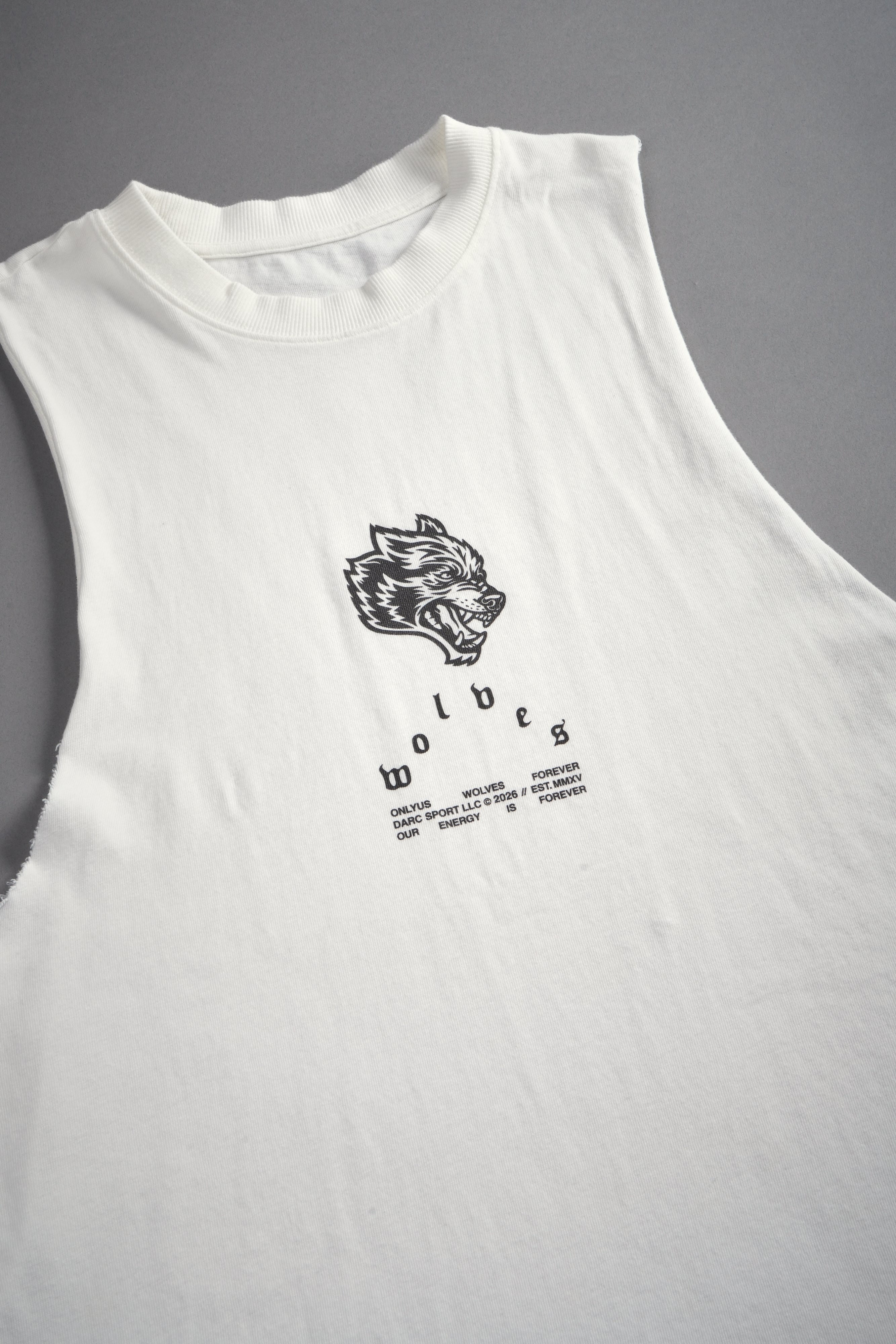 Half Mask Tommy Muscle Tee in Cream — imagem 7
